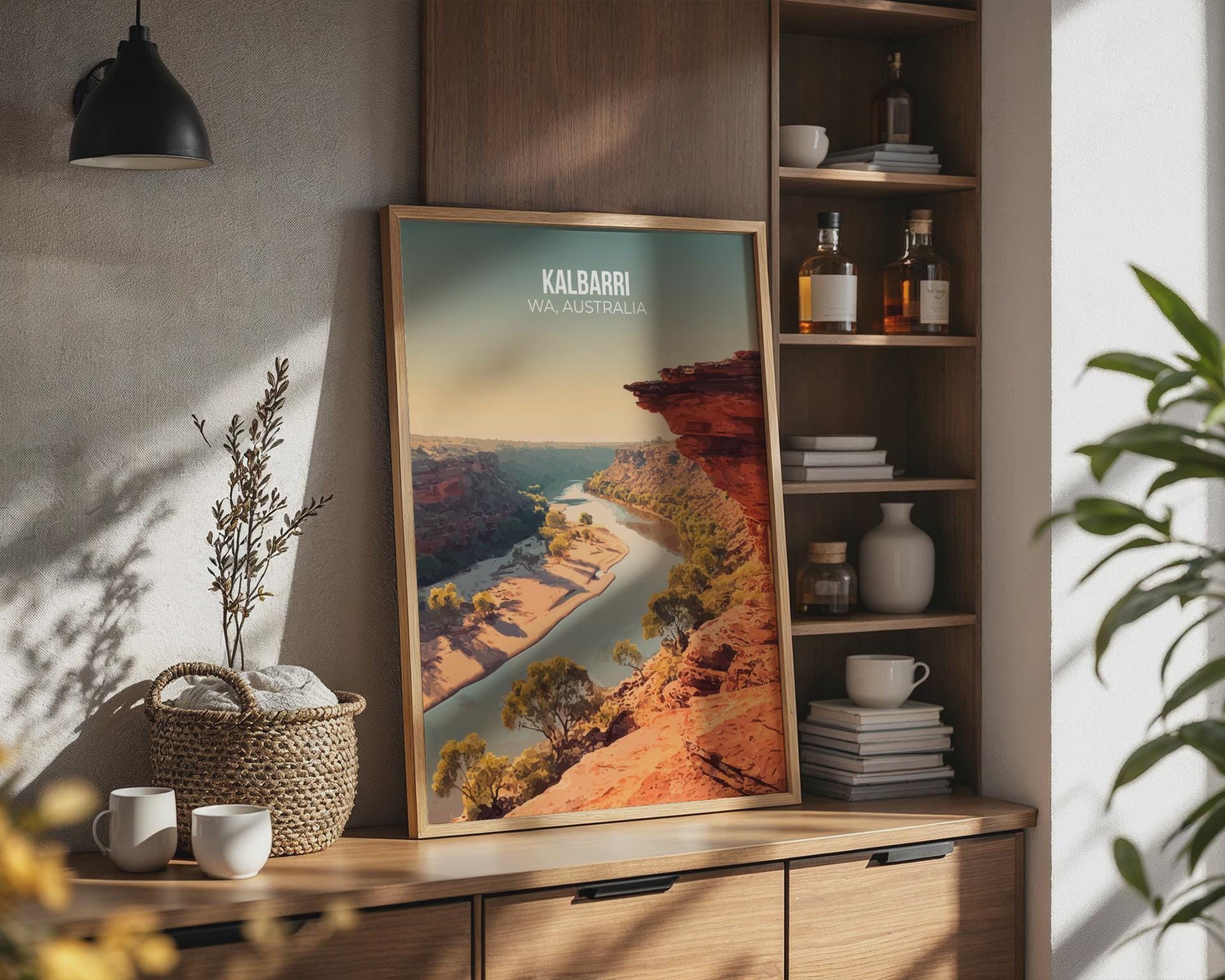 Kalbarri WA Australia Landscape Print Poster Wall Art - Travel Wall Art