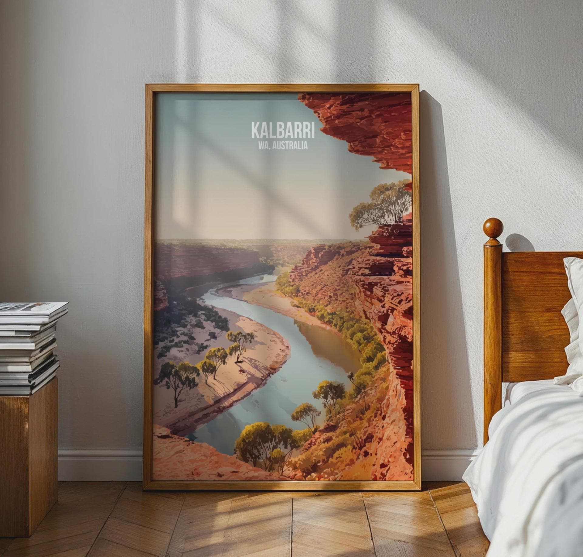 Kalbarri Australia Landscape Poster Wall Art Print - Travel Wall Art