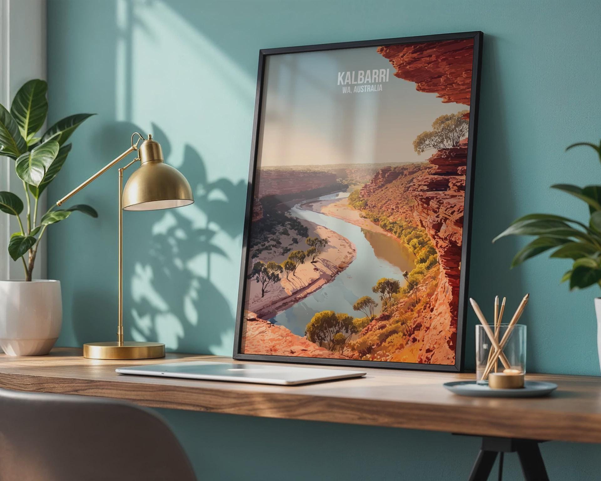 Kalbarri Australia Landscape Poster Wall Art Print - Travel Wall Art