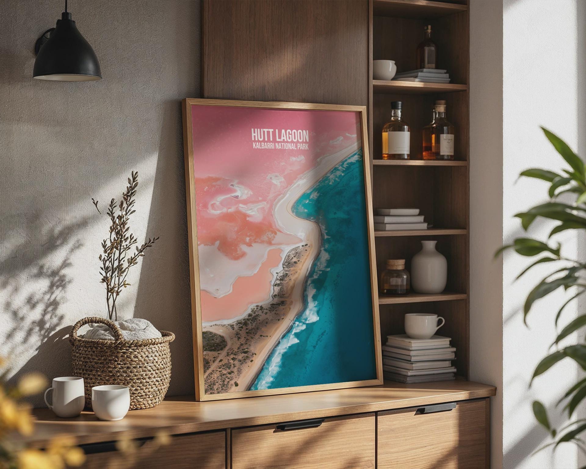 Hutt Lagoon Kalbarri National Park Print - Travel Wall Art