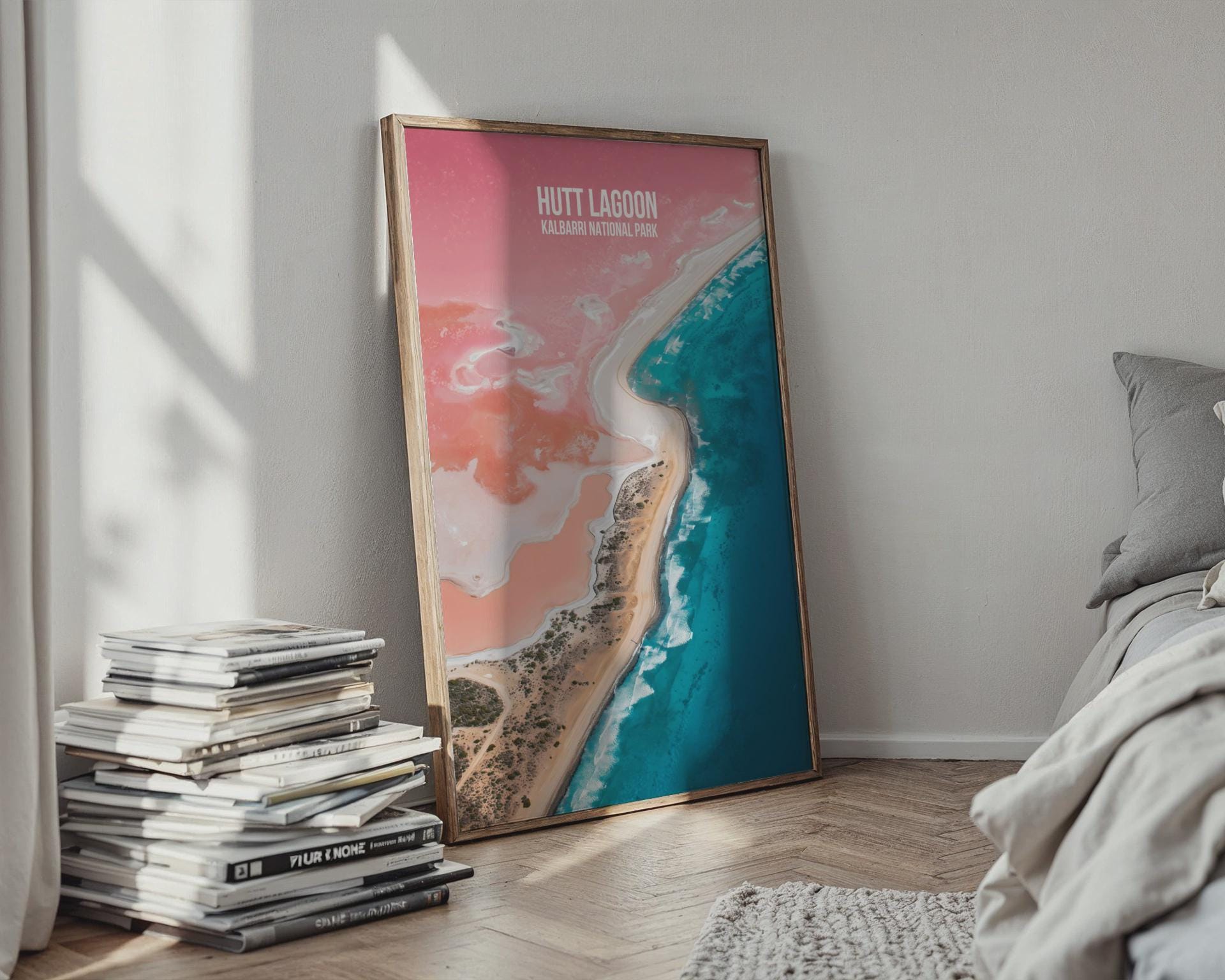 Hutt Lagoon Kalbarri National Park Print - Travel Wall Art