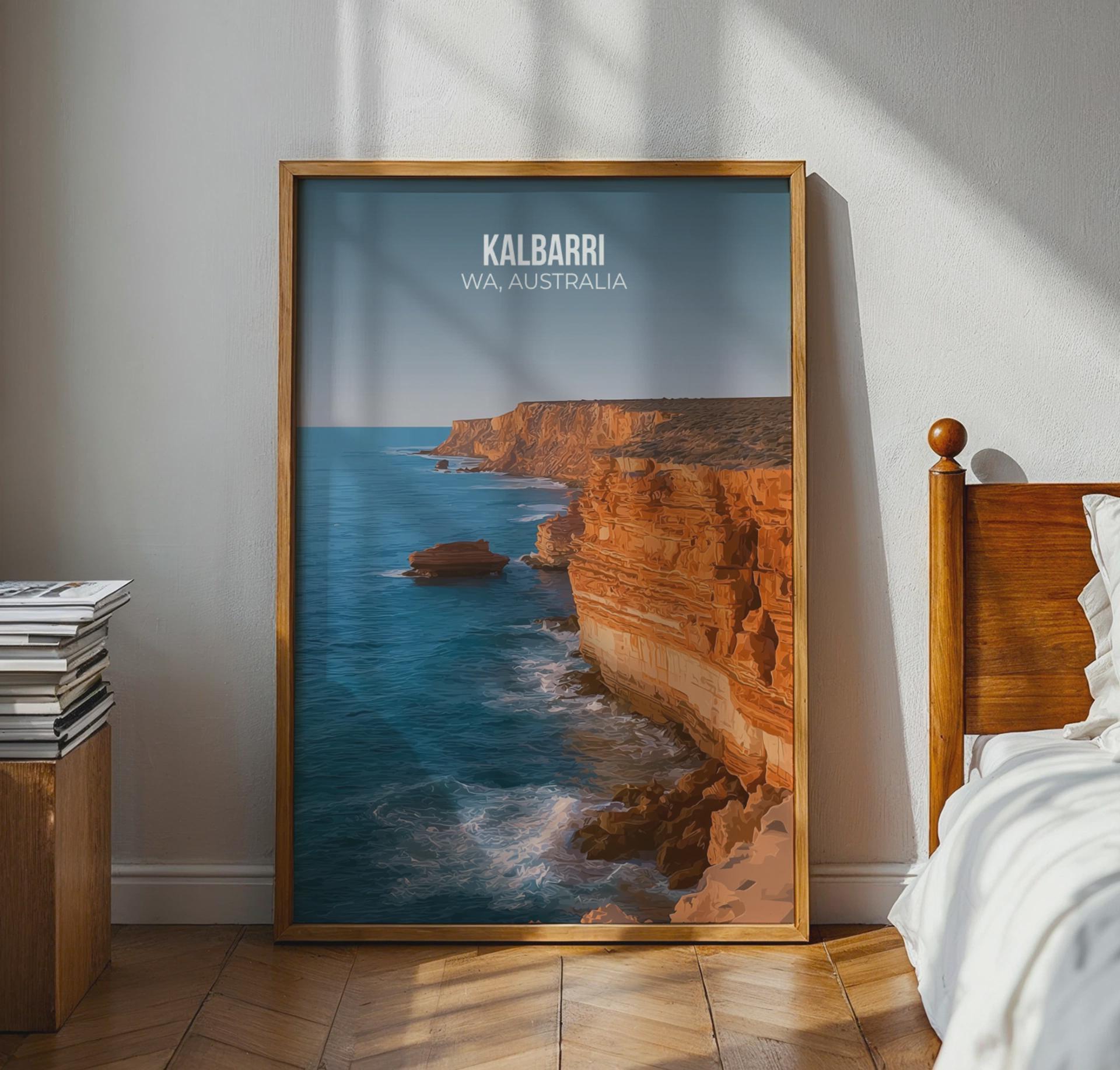 Kalbarri WA Australia Landscape Print Coastal Wall Art - Travel Wall Art