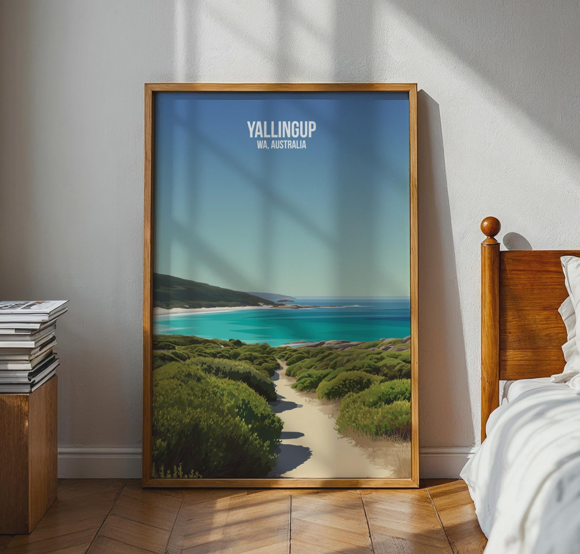 Yallingup WA Australia Beach Pathway Print Wall Art - Travel Wall Art