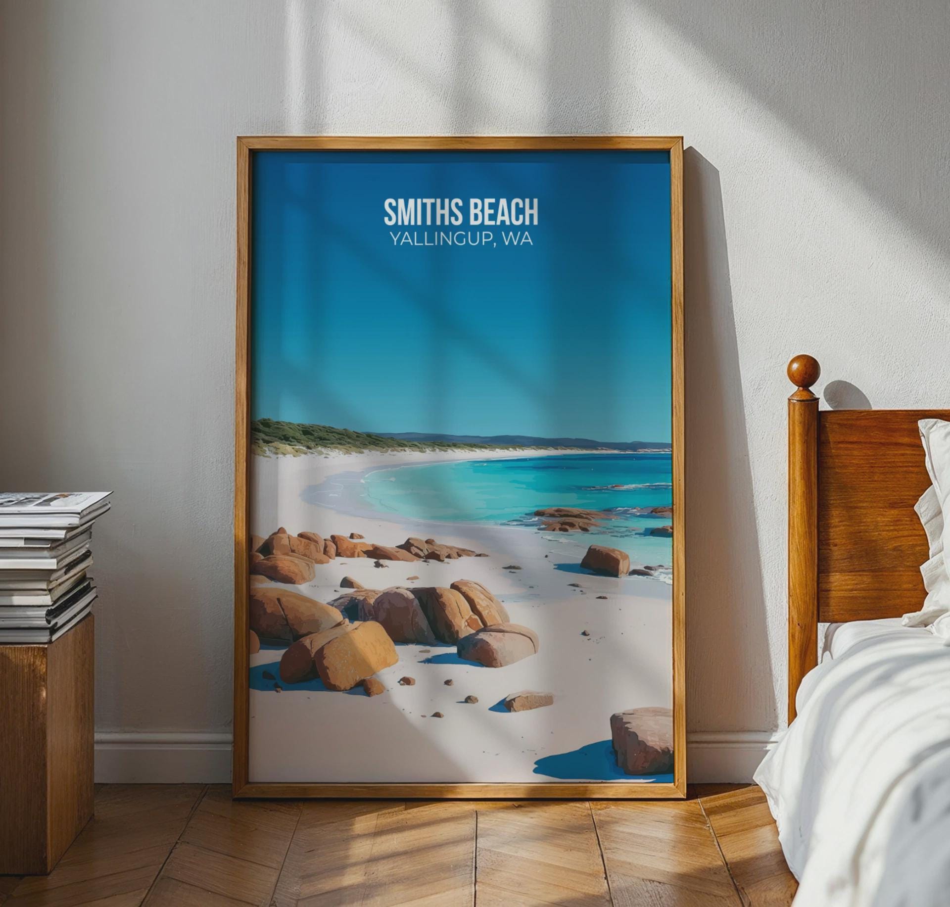 Smiths Beach Yallingup WA Print Coastal Wall Art - Travel Wall Art