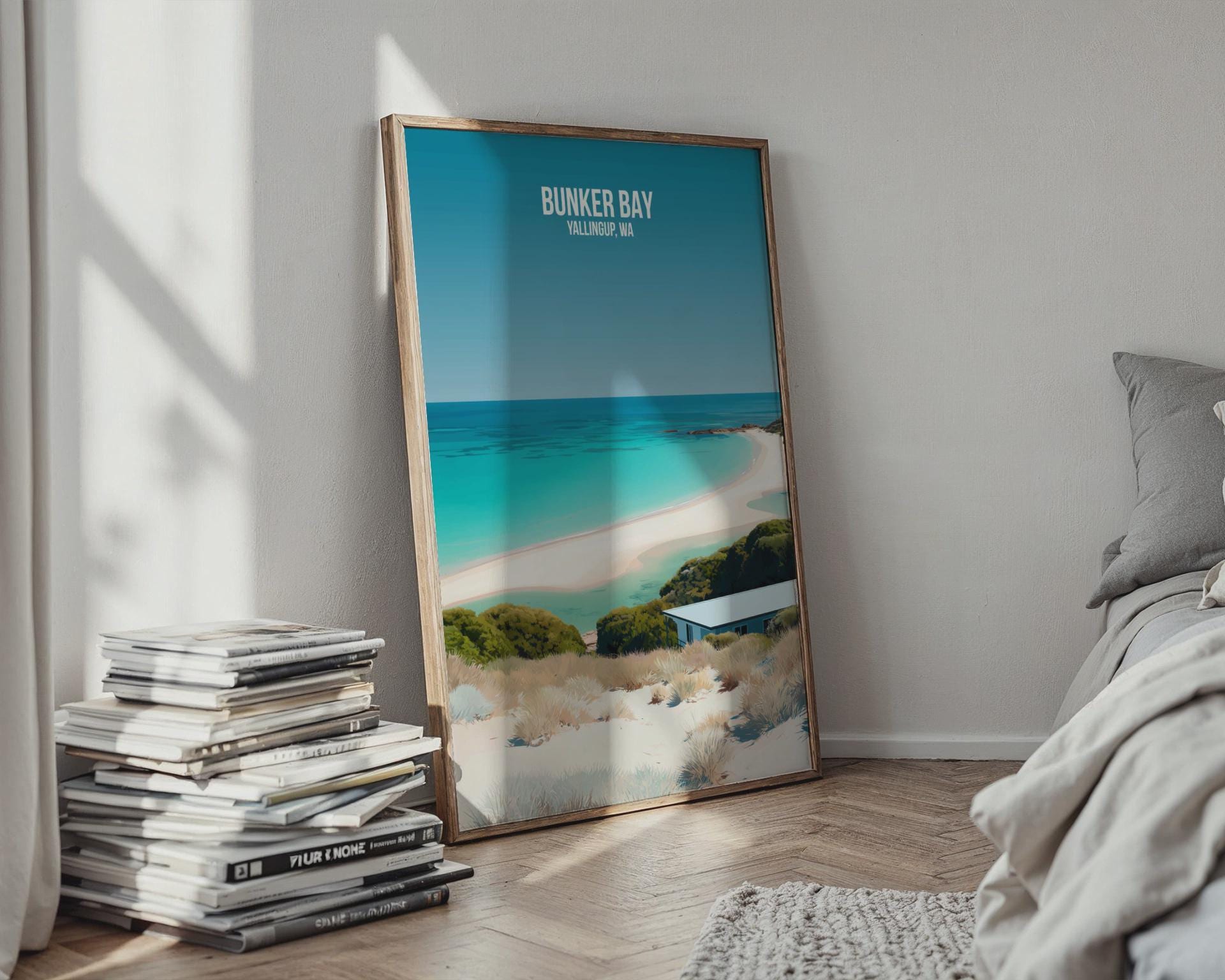 Bunker Bay Yallingup WA Print Coastal Wall Art - Travel Wall Art