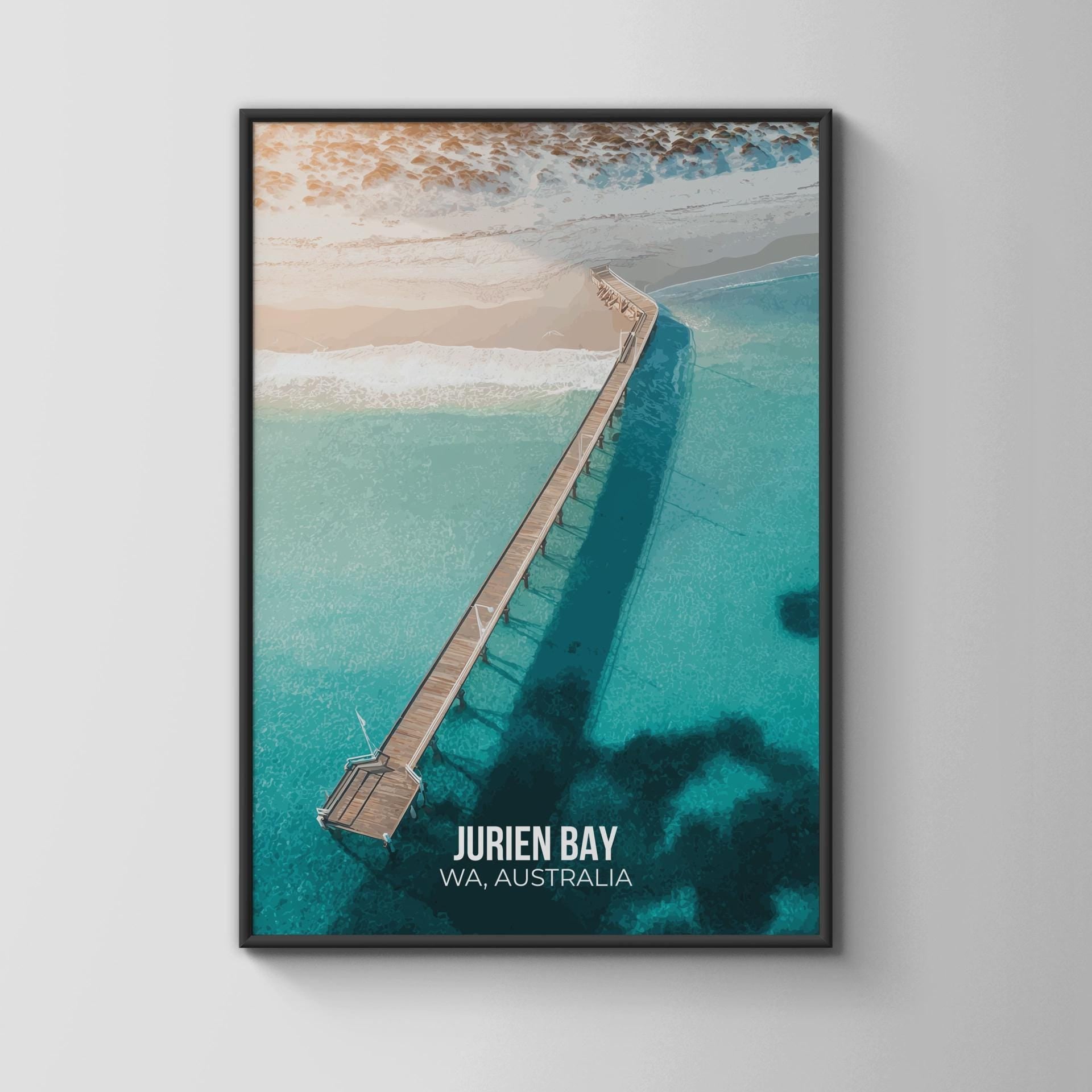 Jurien Bay WA Australia Print Wall Art Coastal Decor - Travel Wall Art