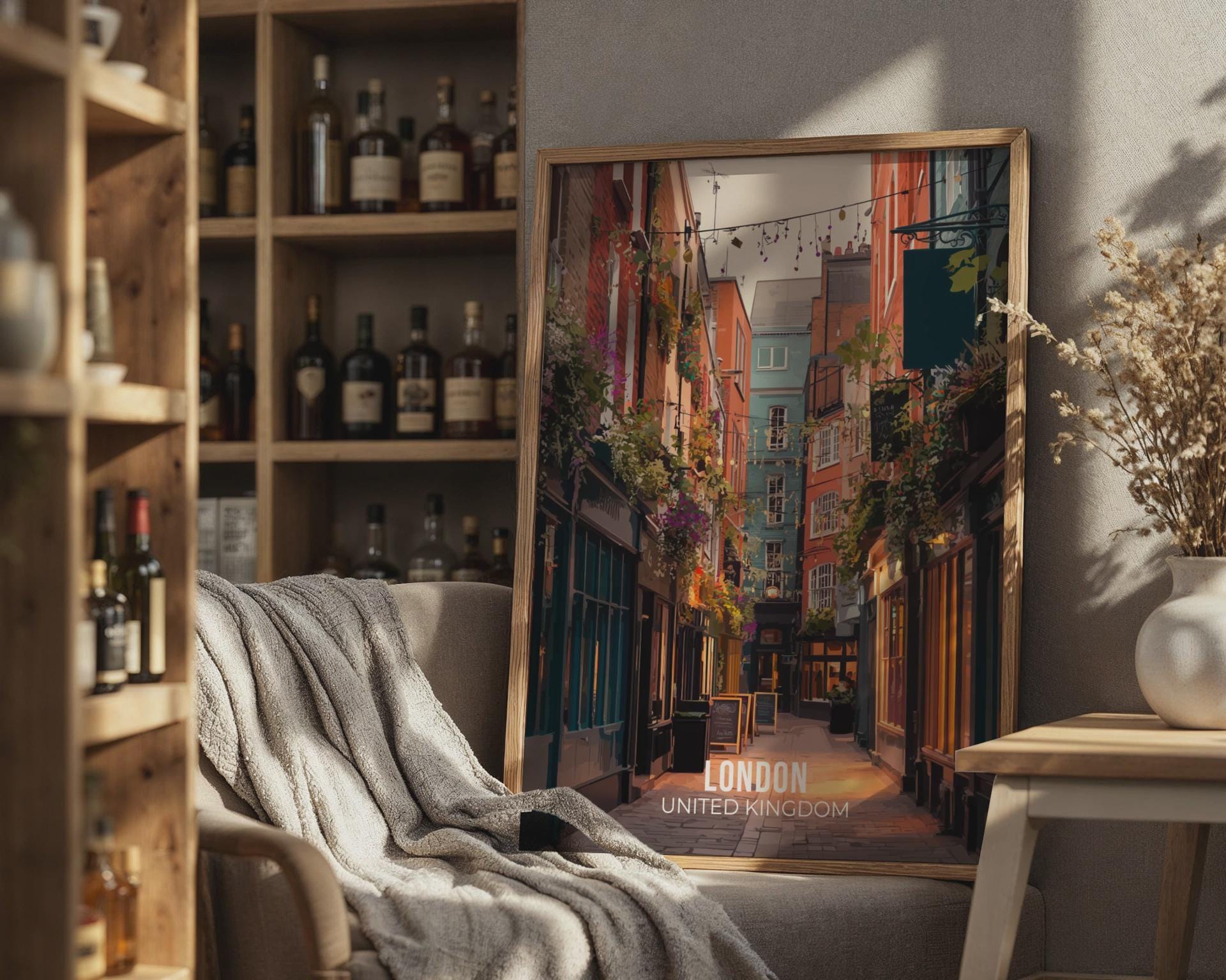 London Alley Poster Print Art - Travel Wall Art