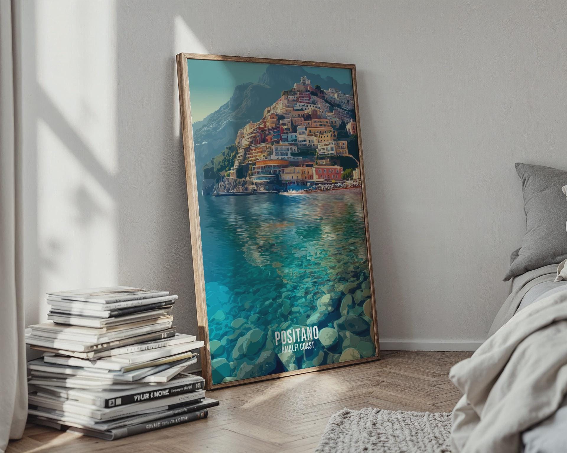Positano Amalfi Coast Print Wall Art - Travel Wall Art