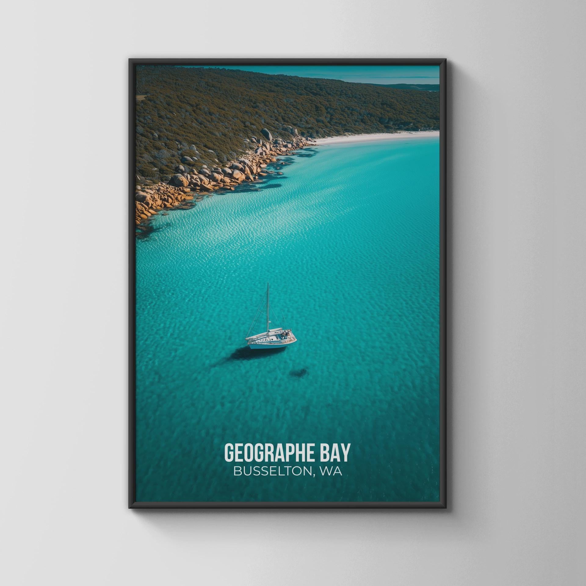 Geographe Bay Wall Art Print Nautical Scene Busselton WA - Travel Wall Art