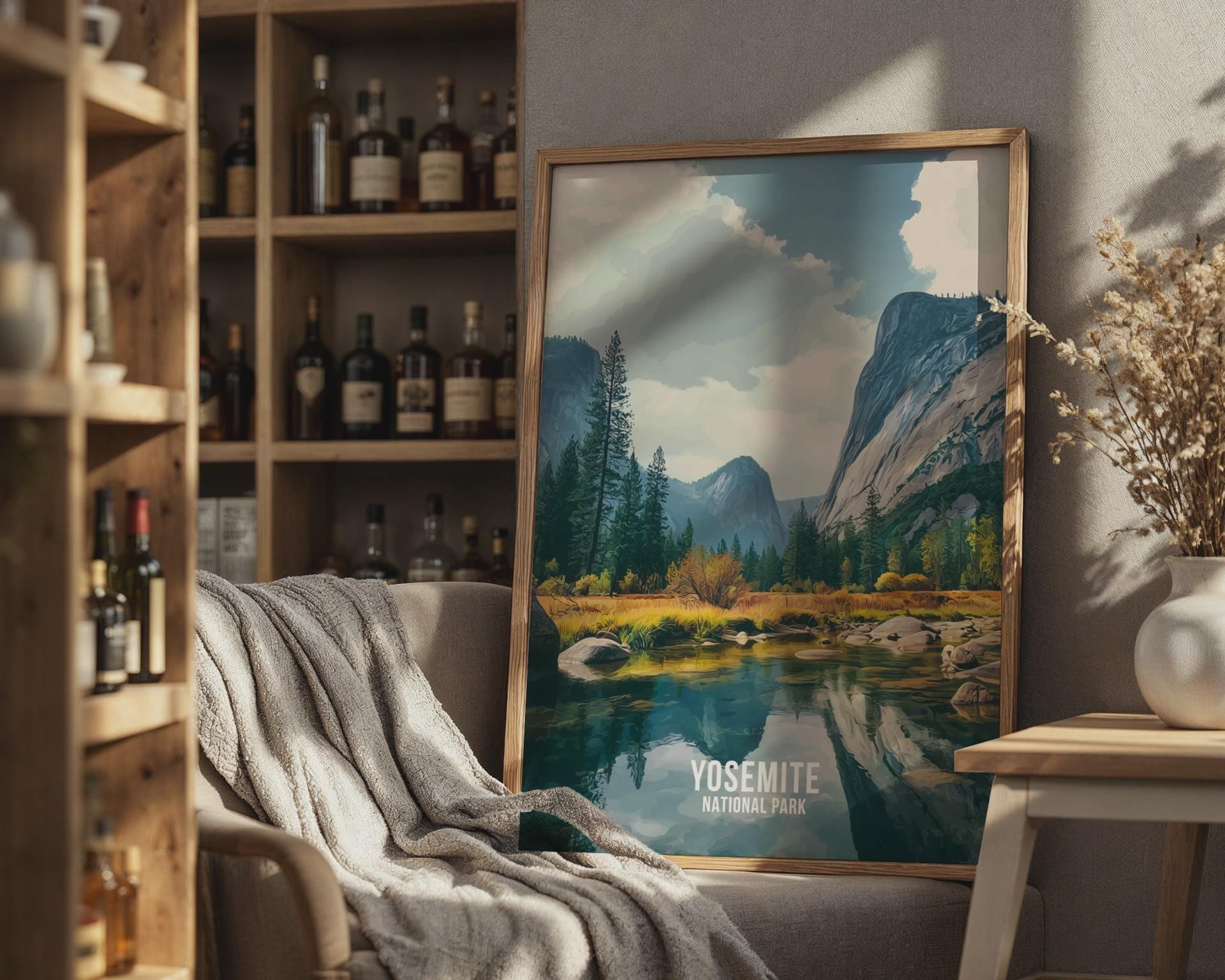 Yosemite National Park Landscape Art Print Wall Art - Travel Wall Art