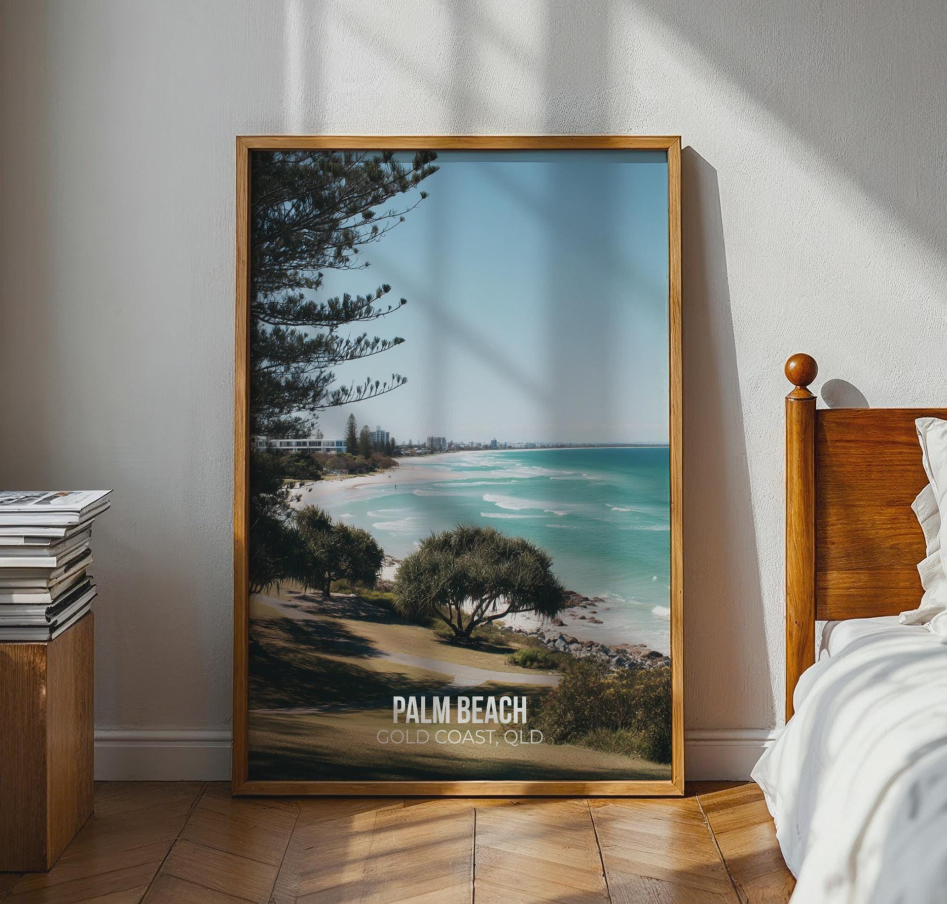 Palm Beach Wall Art Print Coastal Scene Australia - Travel Wall Art