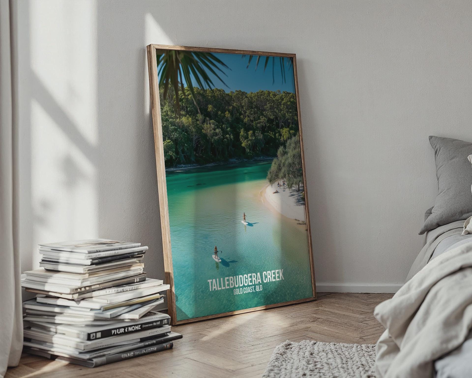 Tallebudgera Creek Wall Art Print Coastal Scene - Travel Wall Art