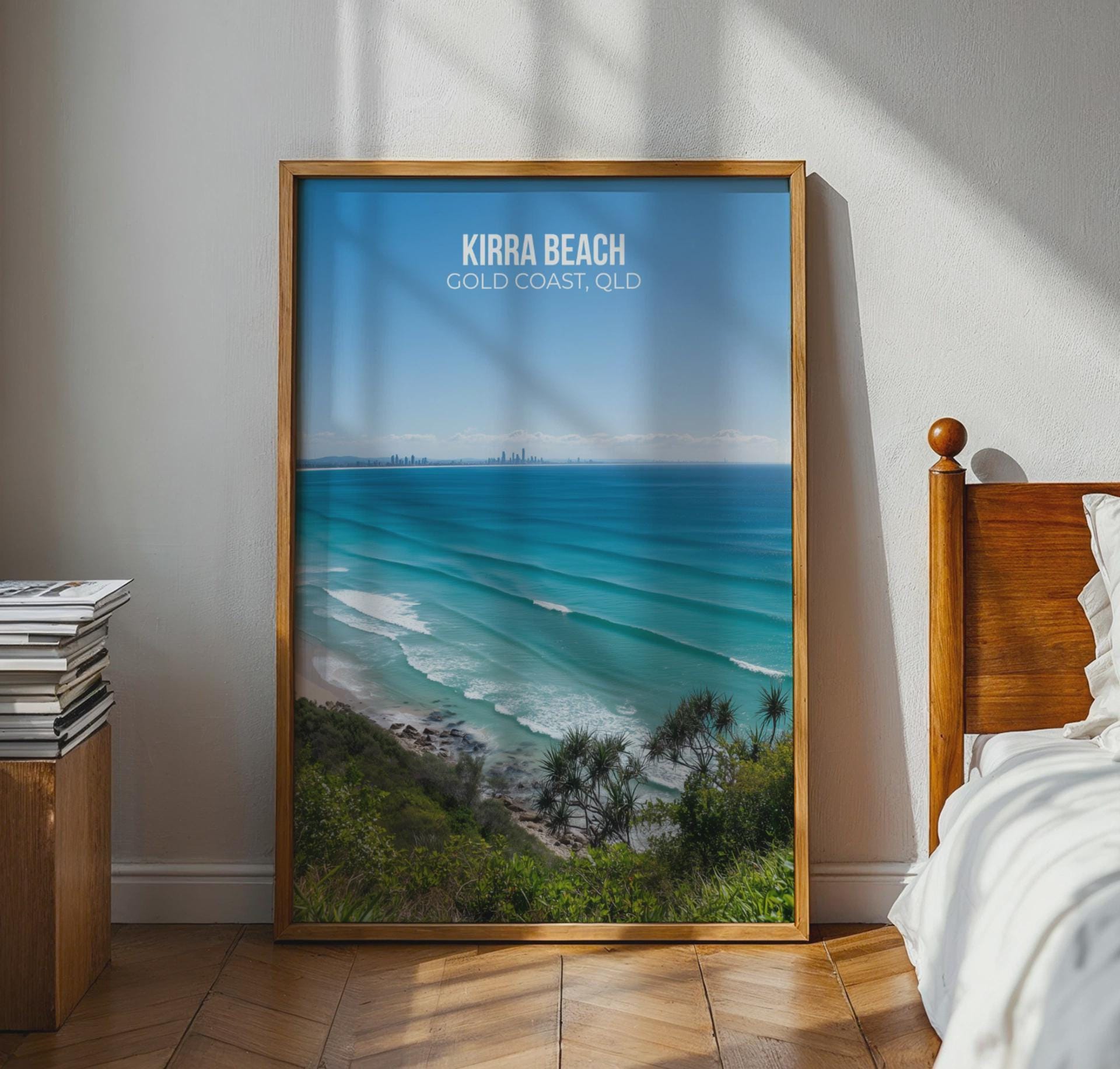 Kirra Beach Wall Art Print Gold Coast QLD - Travel Wall Art