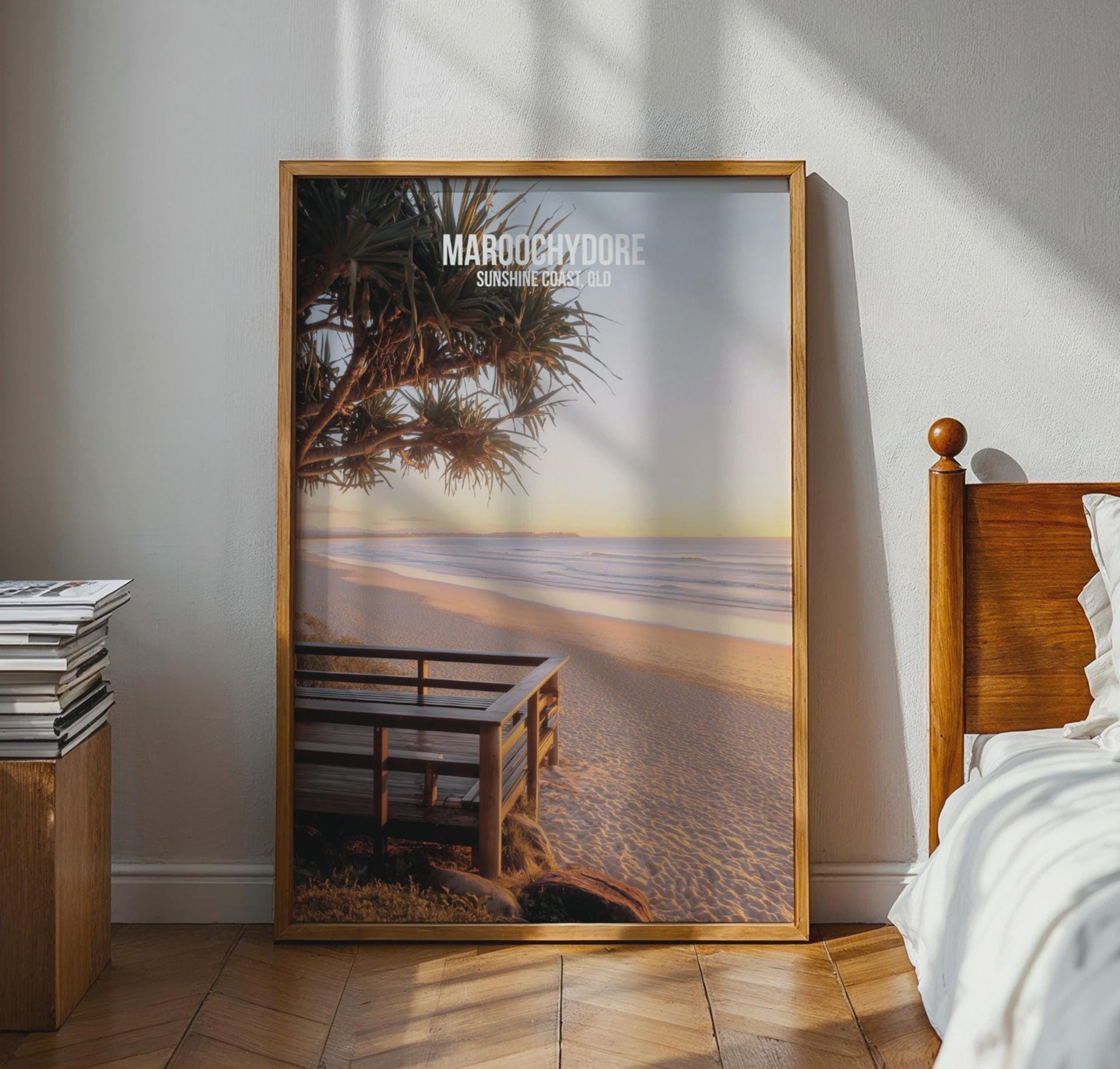 Maroochydore Beach Wall Art Sunshine Coast Print - Travel Wall Art