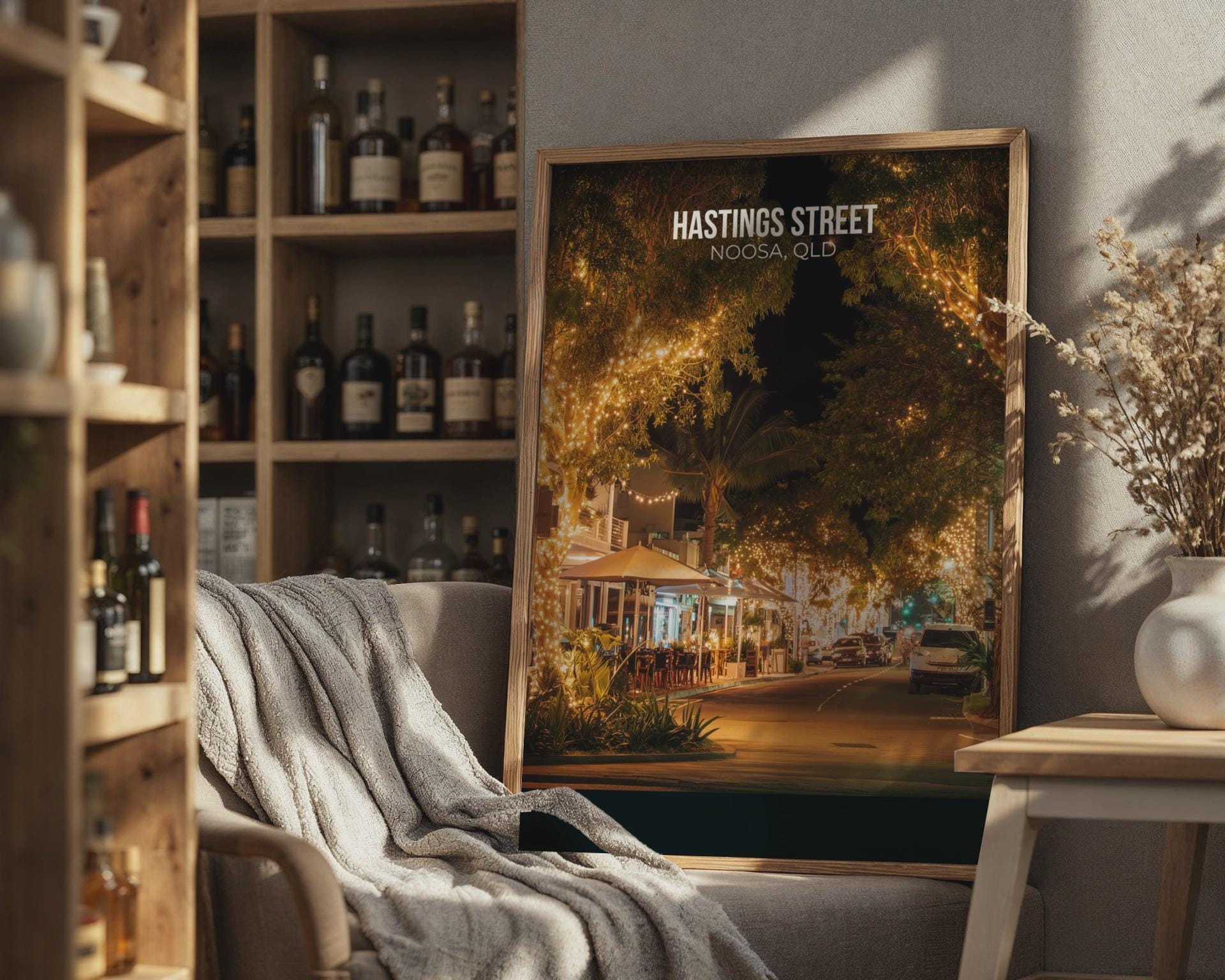 Hastings Street Noosa QLD Wall Art Print - Travel Wall Art