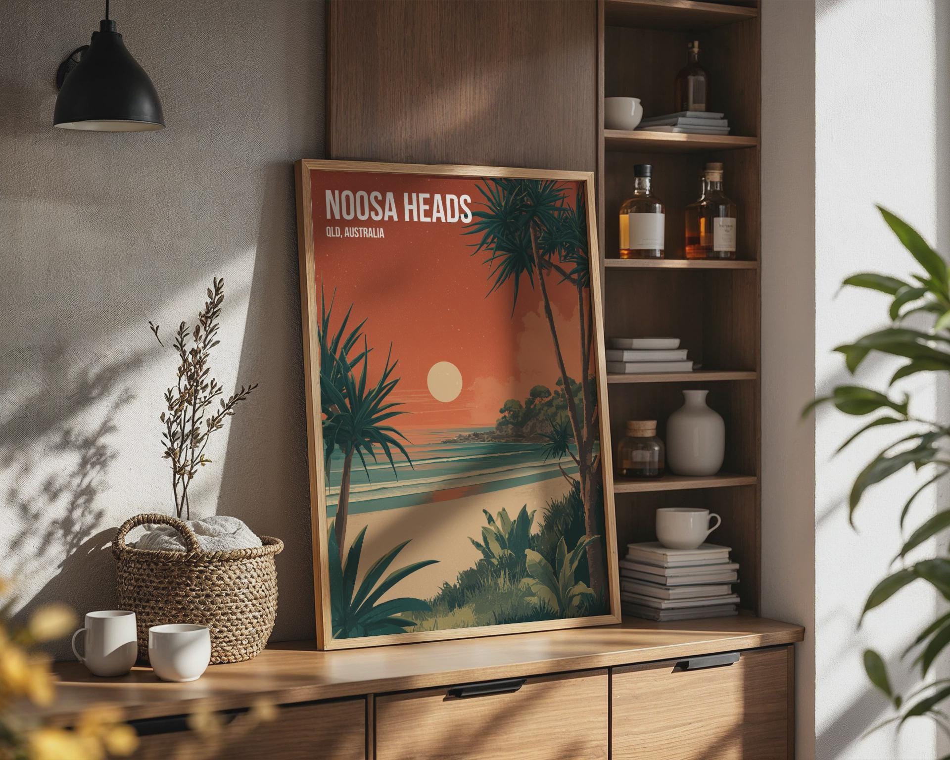 Noosa Heads QLD Australia Print Beach Landscape Wall Art - Travel Wall Art