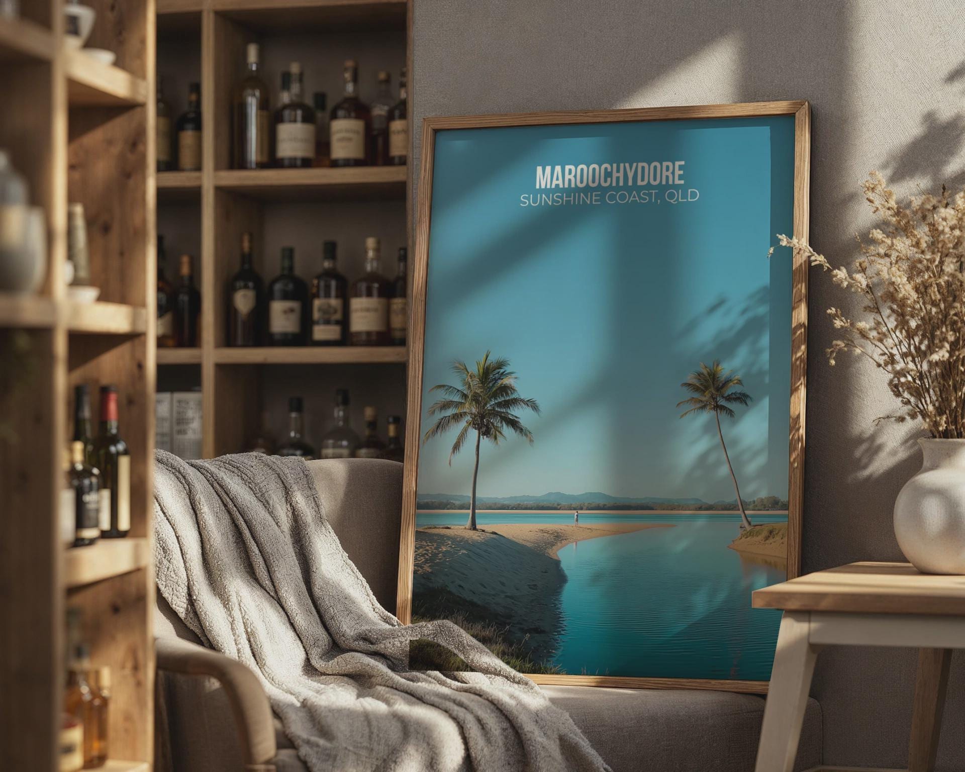 Maroochydore Sunshine Coast Poster Art Print - Travel Wall Art
