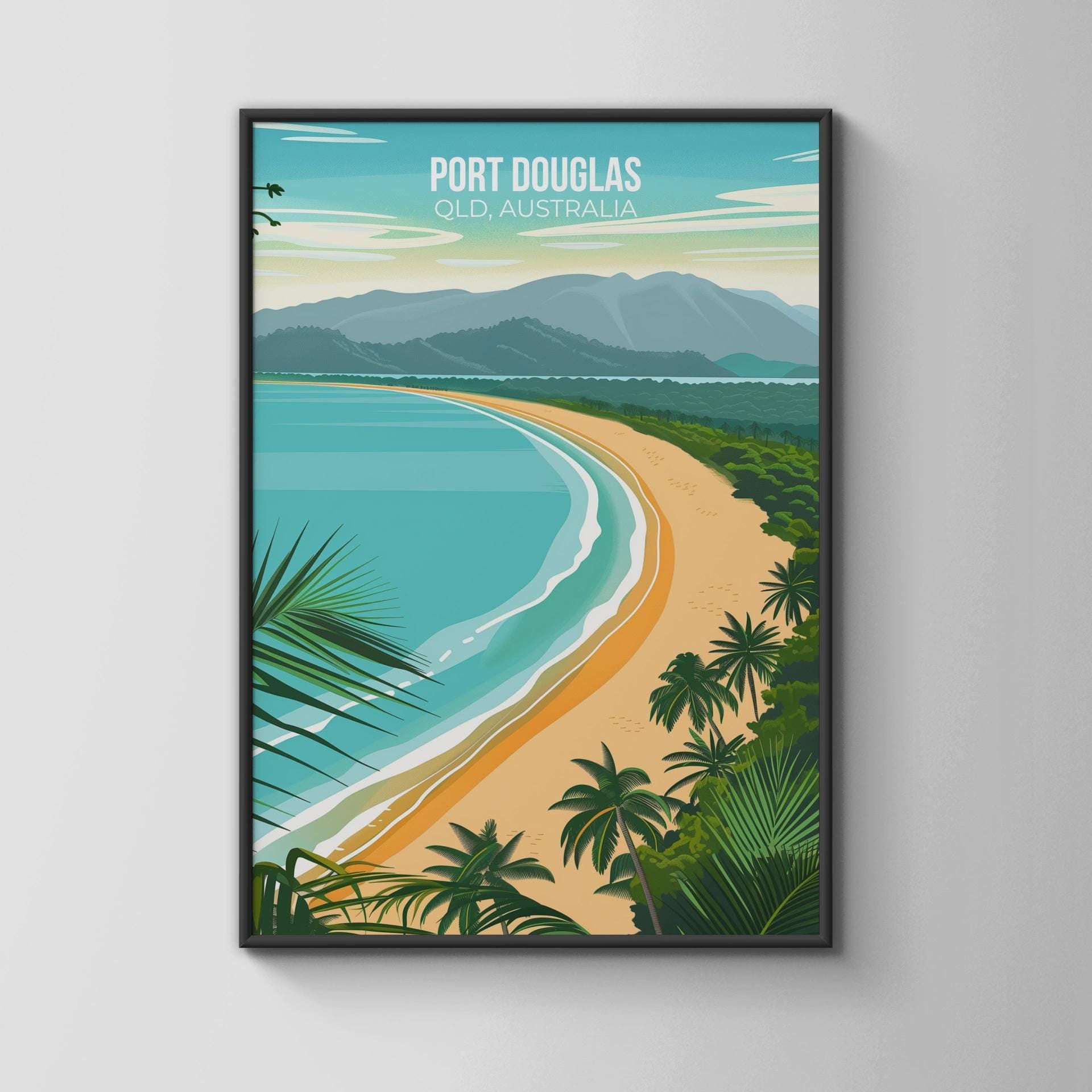 Port Douglas Coastal Art Print Australia - Travel Wall Art