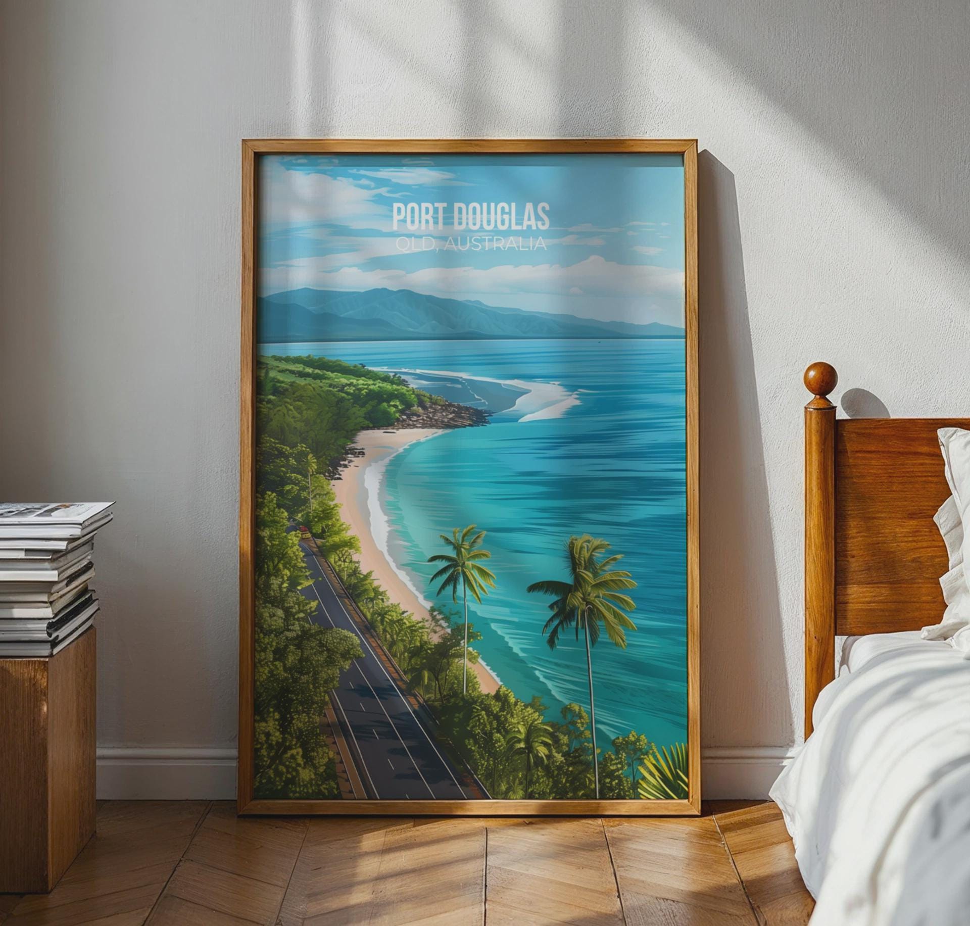 Port Douglas QLD Australia Beach Poster Print - Travel Wall Art