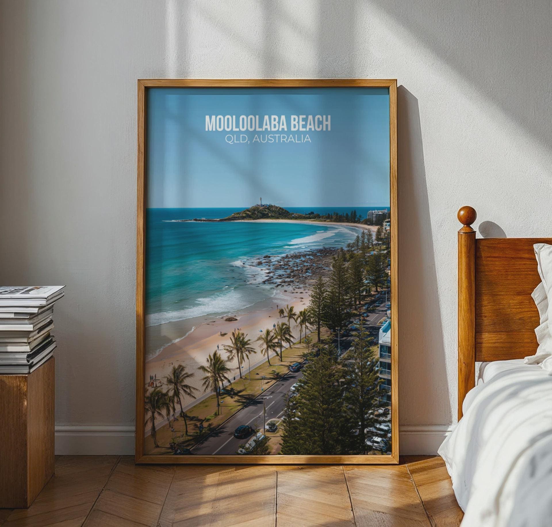 Mooloolaba Beach QLD Australia Poster Wall Art - Travel Wall Art