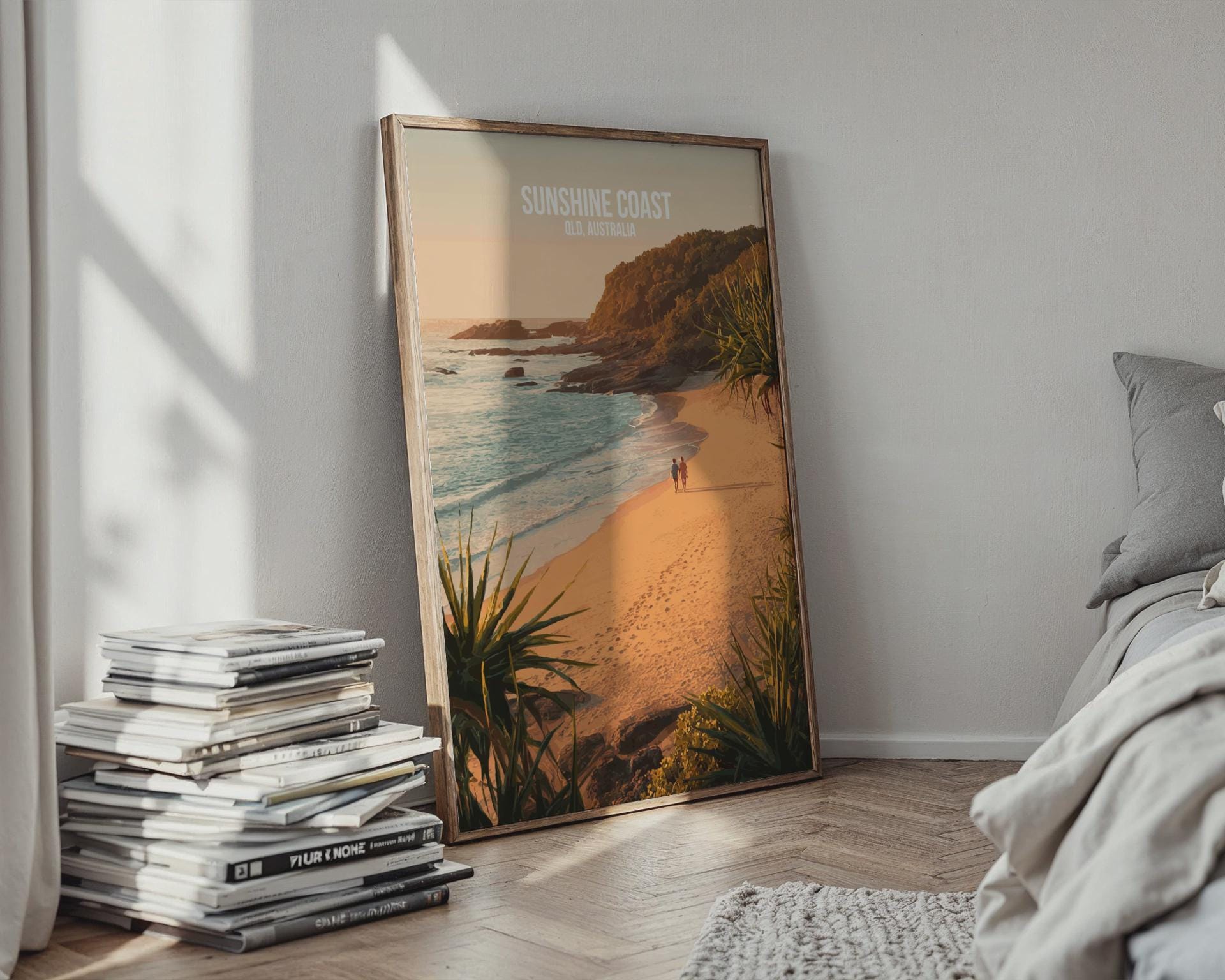 Sunshine Coast QLD Australia Print Wall Art - Travel Wall Art