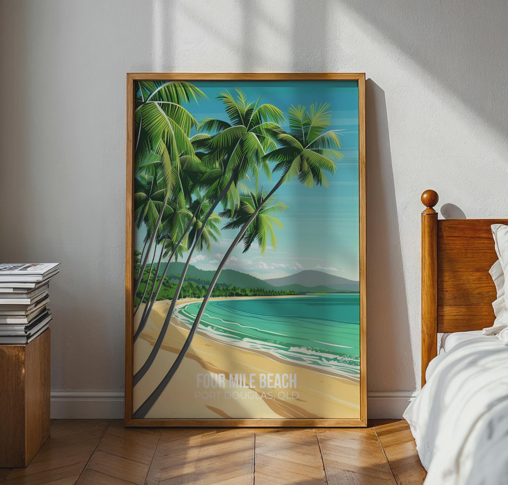 Four Mile Beach Poster Port Douglas Art Print - Travel Wall Art