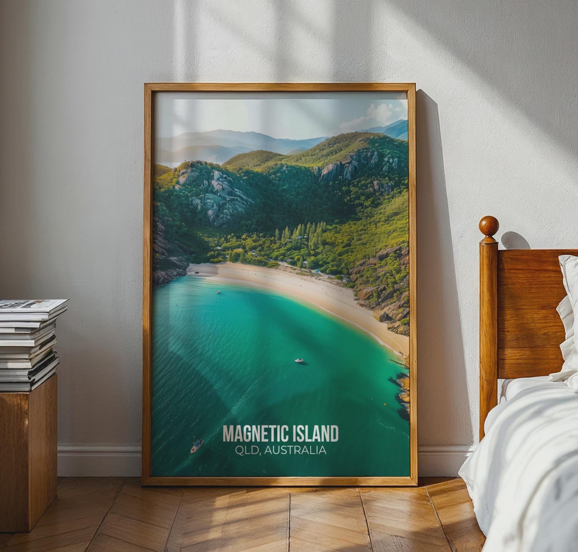 Magnetic Island QLD Australia Wall Art Coastal Print - Travel Wall Art