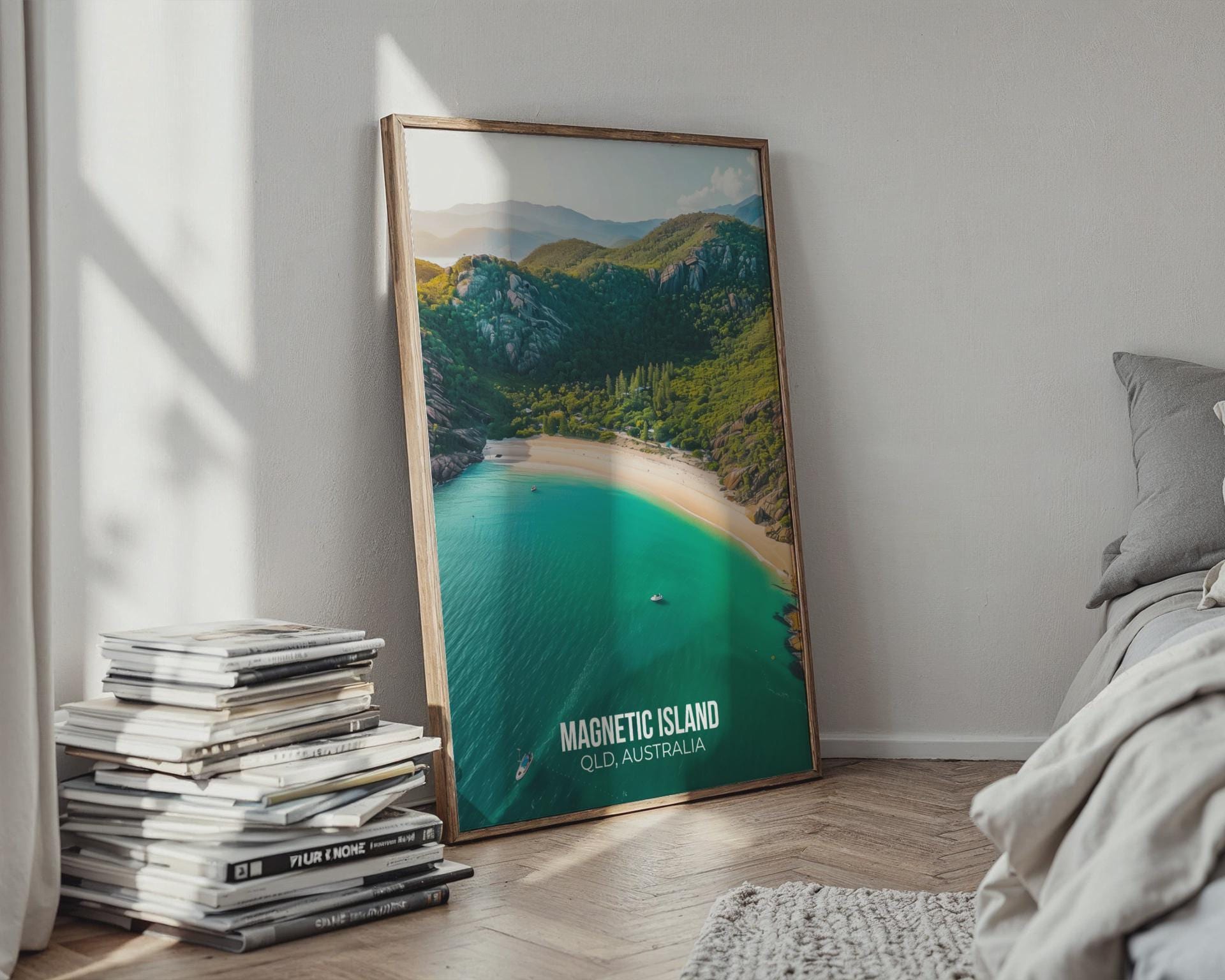 Magnetic Island QLD Australia Wall Art Coastal Print - Travel Wall Art
