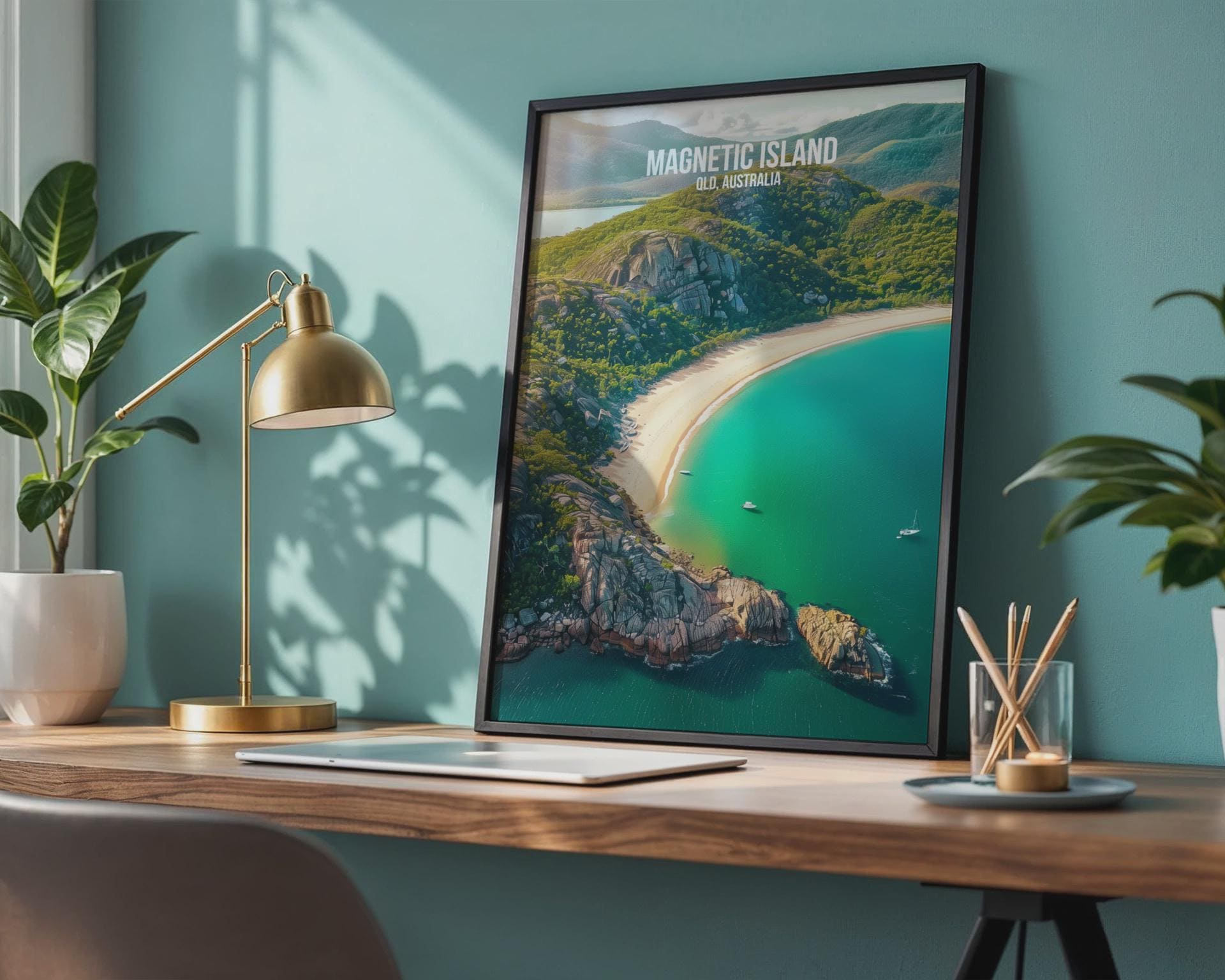 Magnetic Island QLD Australia Travel Poster Art Print - Travel Wall Art
