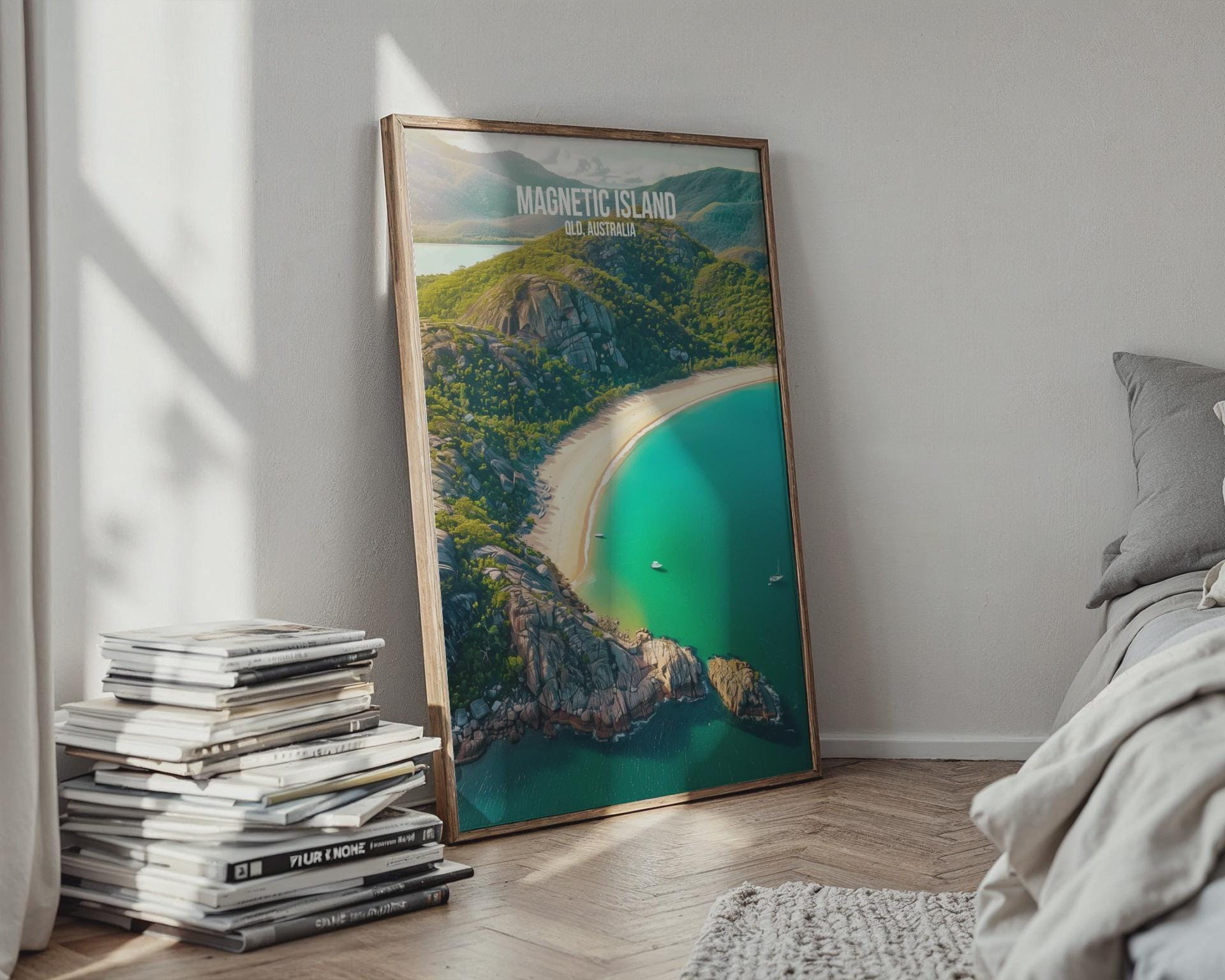 Magnetic Island QLD Australia Travel Poster Art Print - Travel Wall Art