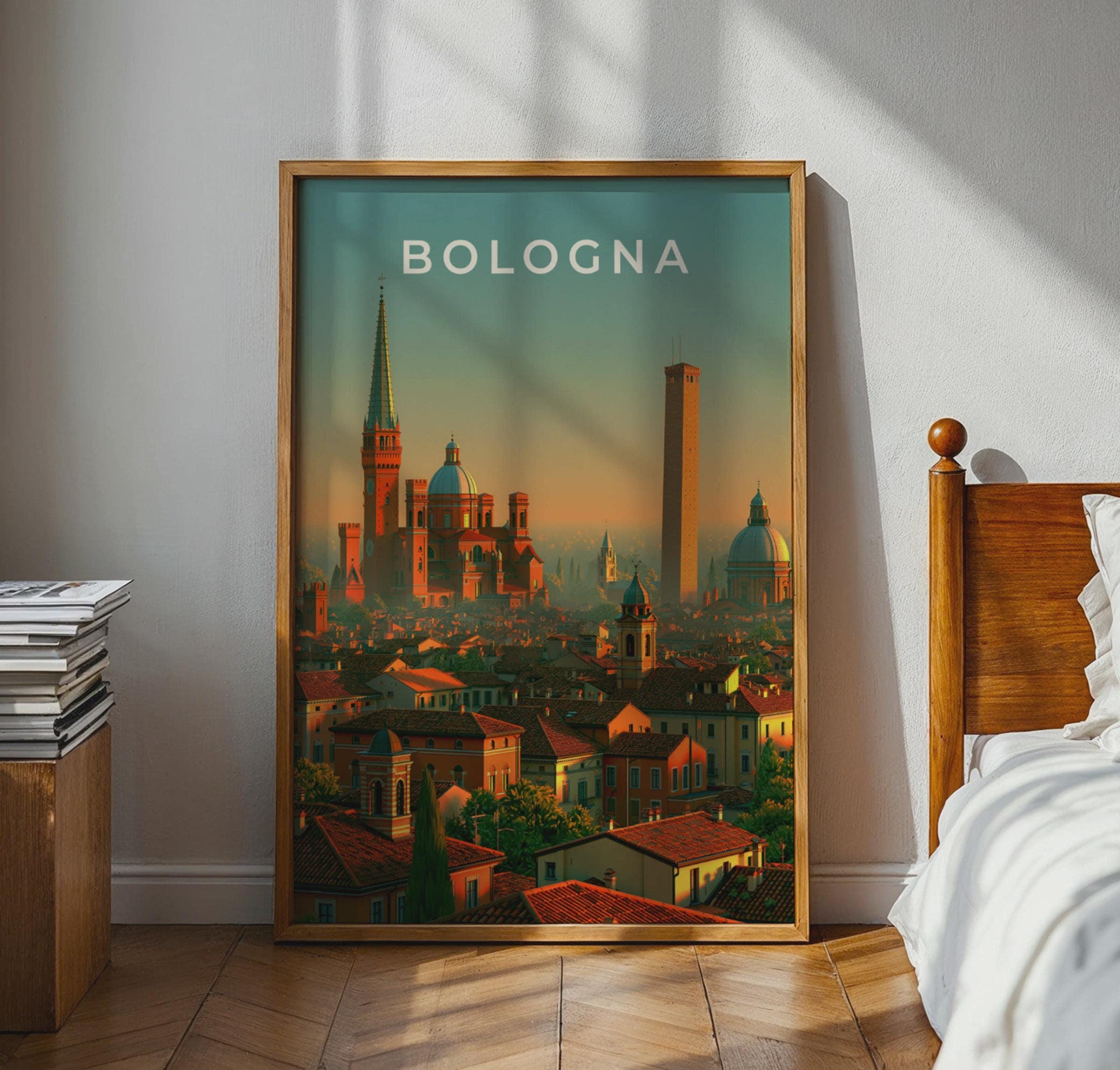 Bologna Cityscape Art Print - Travel Wall Art