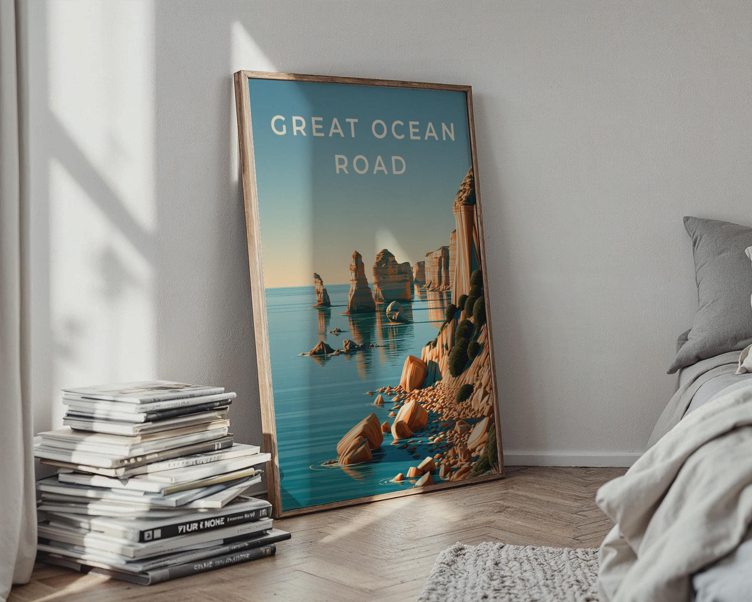 Great Ocean Road Coastal Art Print - Travel Wall Art