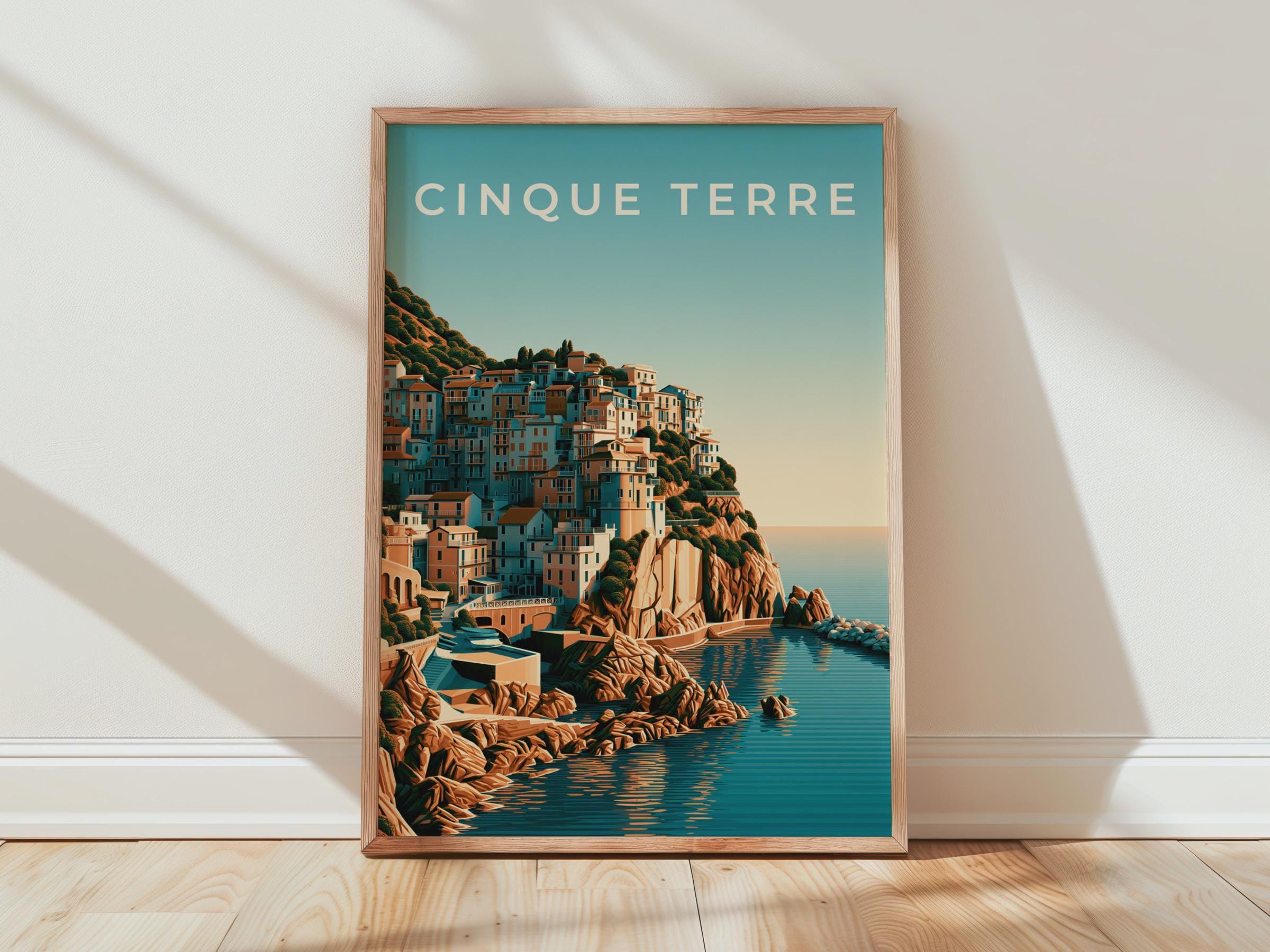Cinque Terre Coastal Landscape Print - Travel Wall Art