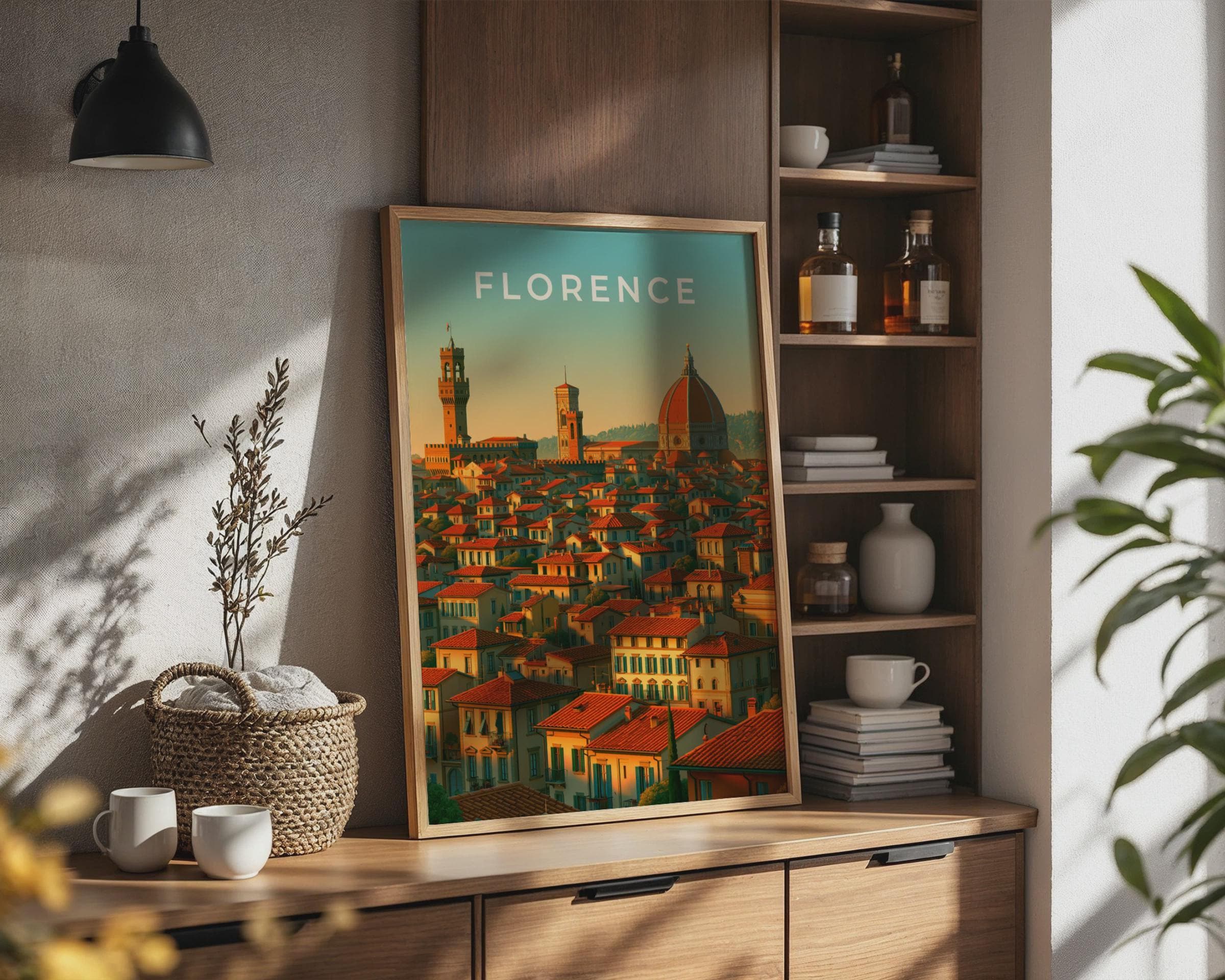 Florence Cityscape Artwork Print - Travel Wall Art