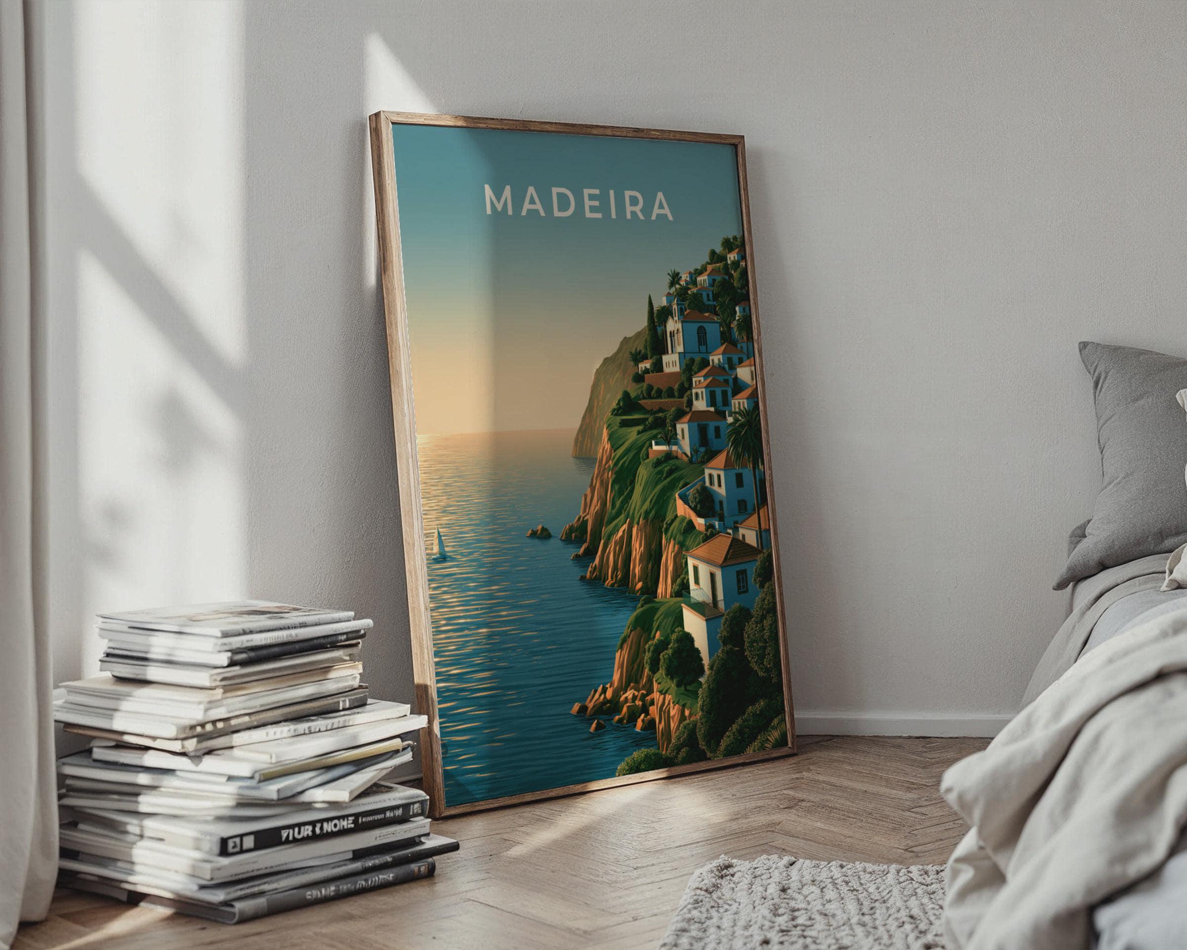 Madeira Coastal Wall Art Print - Travel Wall Art