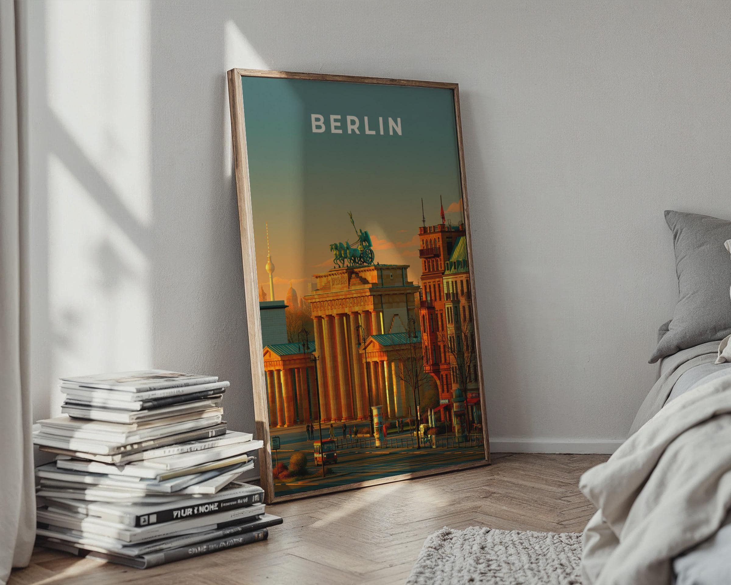 Berlin Cityscape Wall Art Print - Travel Wall Art