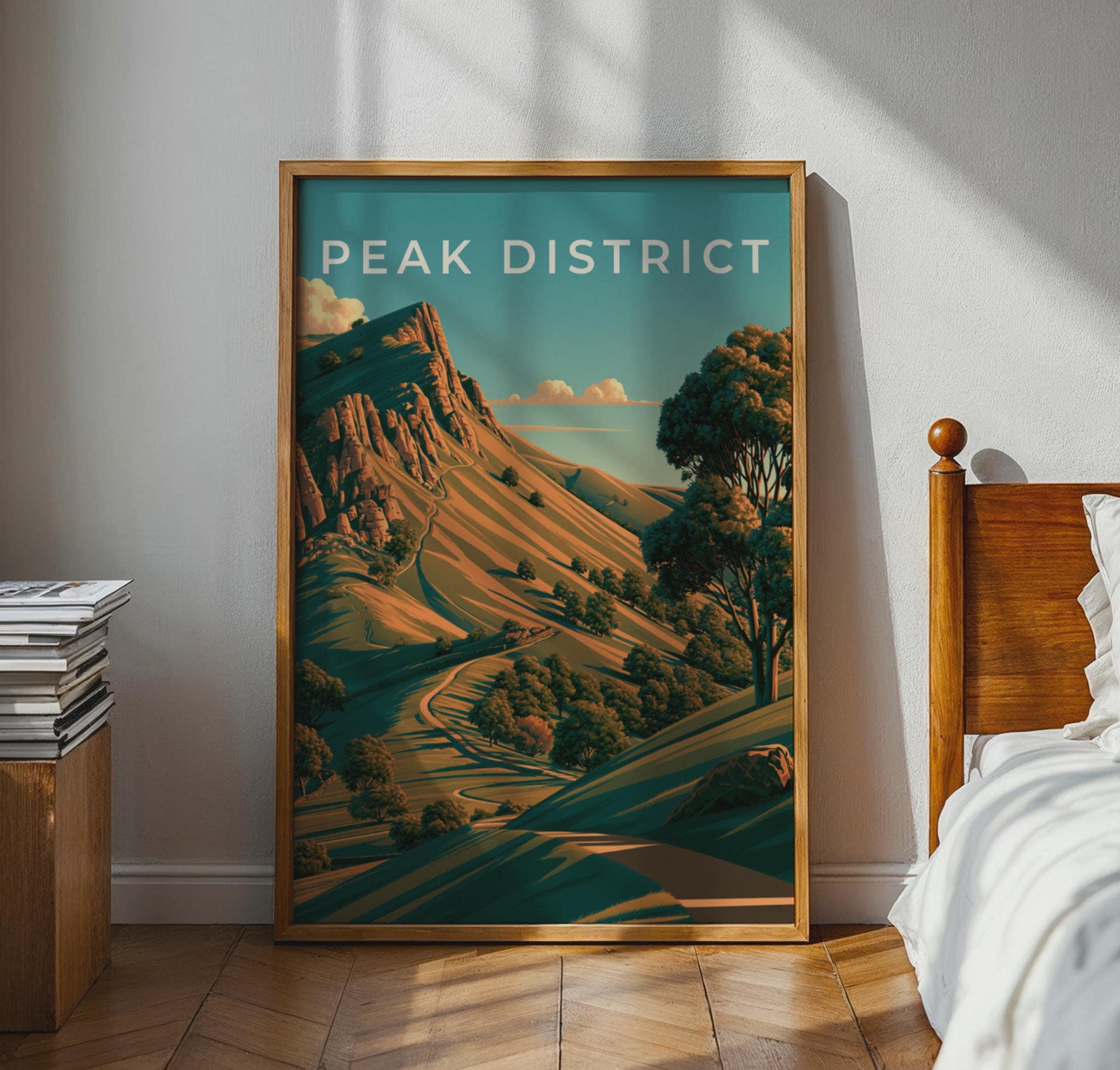 Peak District Landscape Wall Art Print - Travel Wall Art
