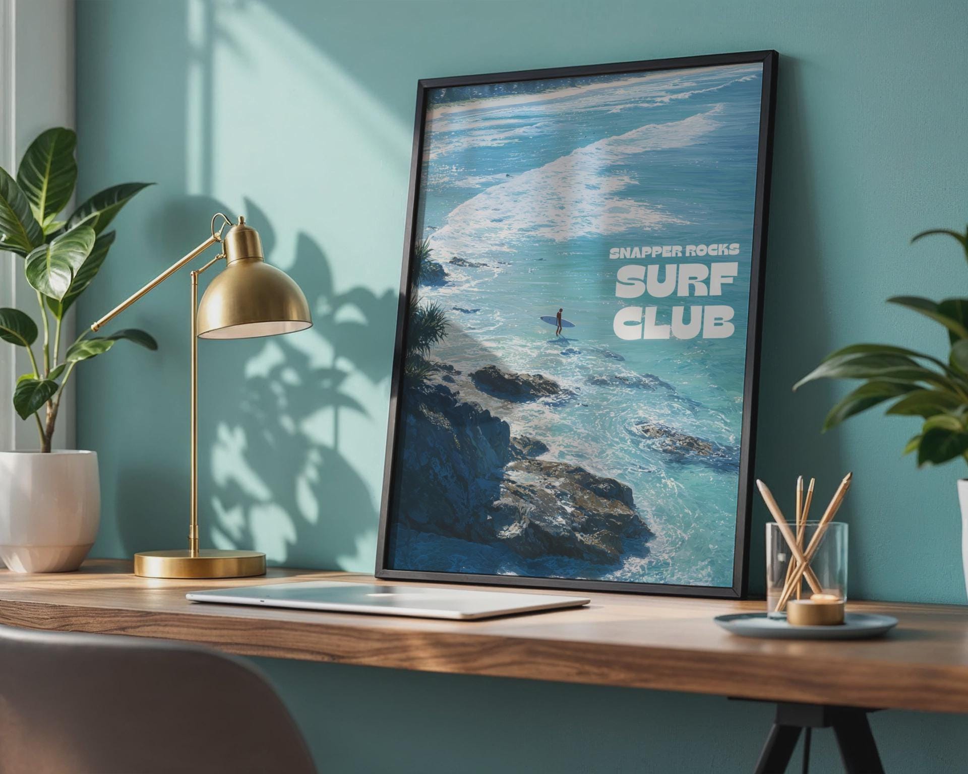 Snapper Rocks Surf Club Wall Art Print - Travel Wall Art