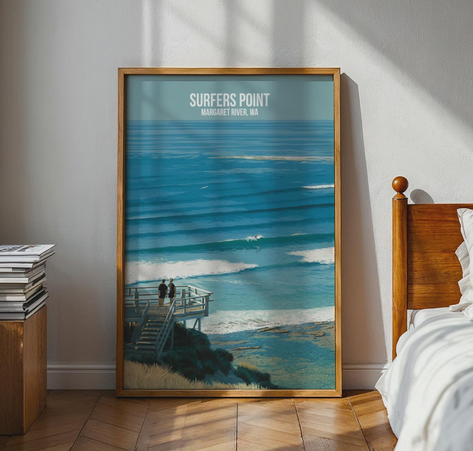 Surfers Point Wall Art Margaret River WA Print - Travel Wall Art