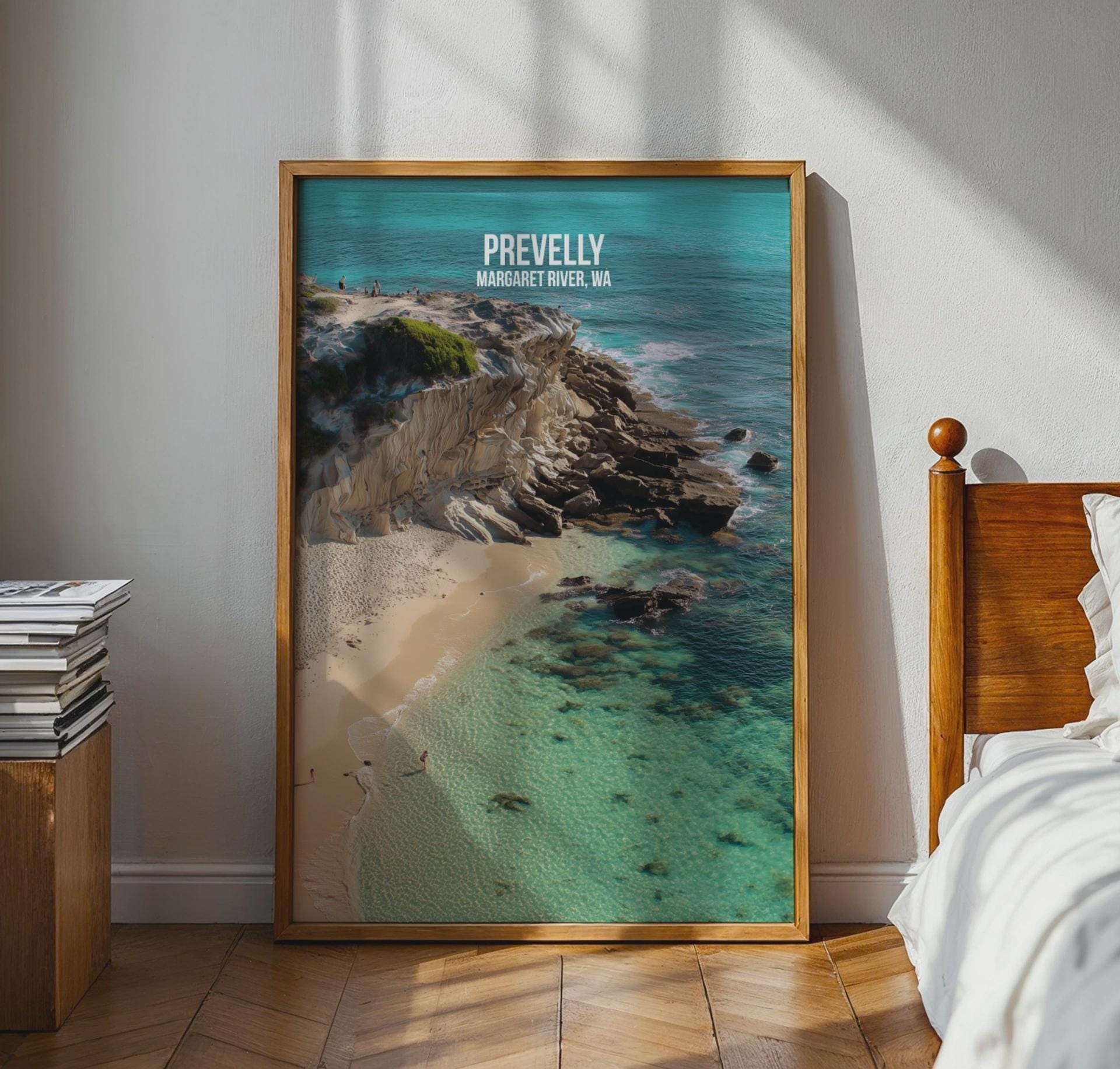 Prevelly Margaret River Wall Art Coastal Beach Print - Travel Wall Art