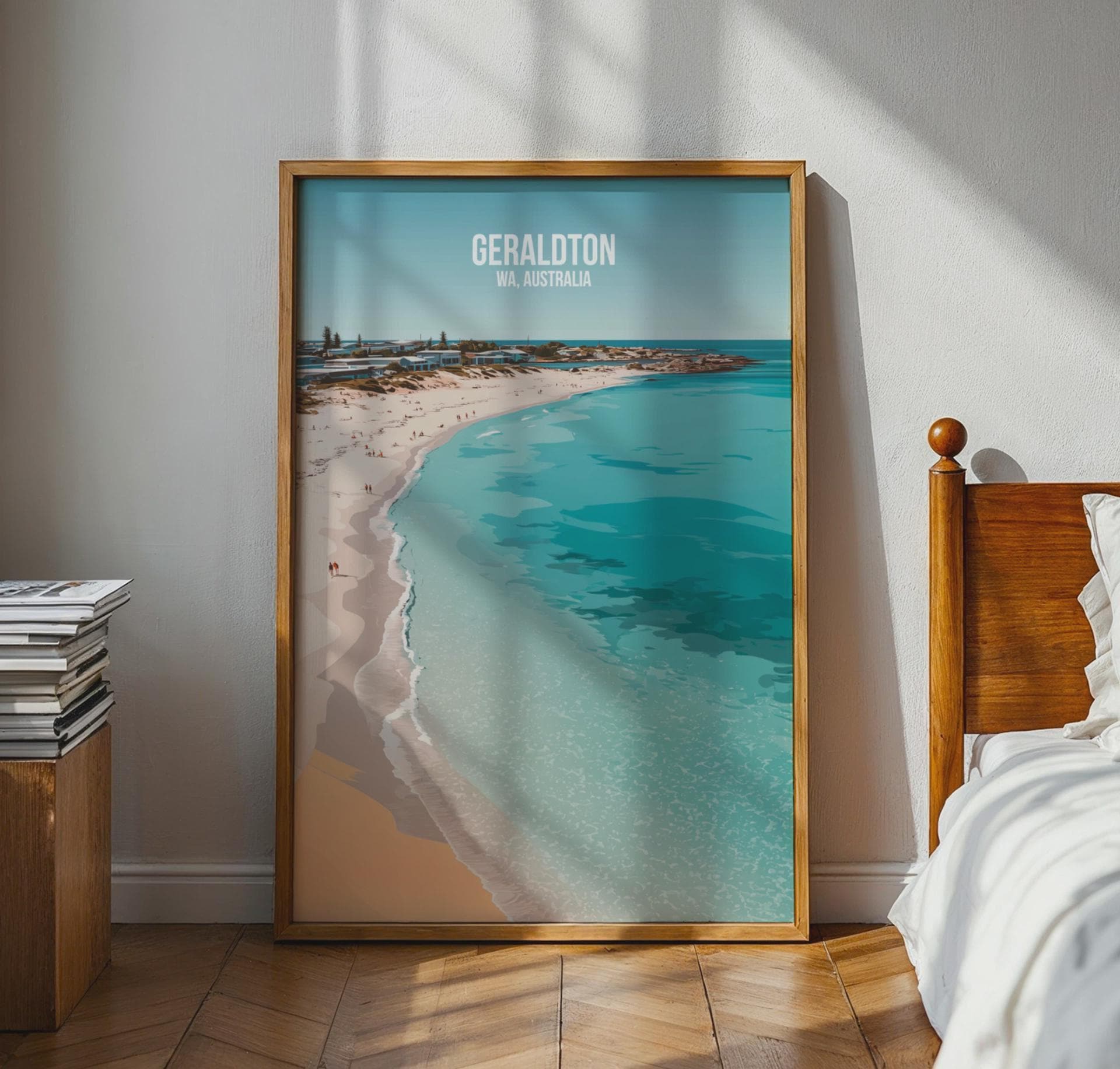 Geraldton Coastal Art Print WA Australia - Travel Wall Art
