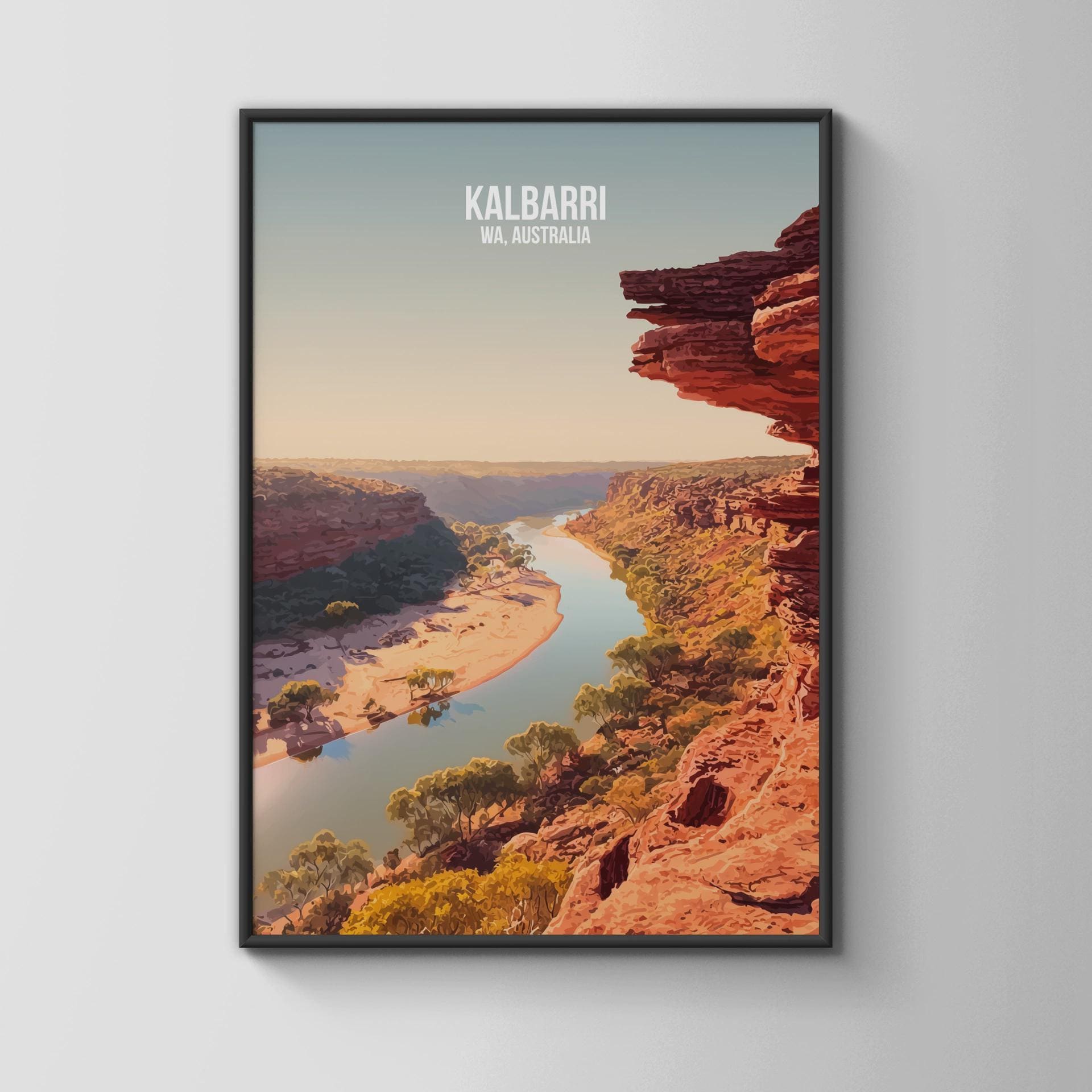Kalbarri WA Australia Landscape Print Wall Art - Travel Wall Art