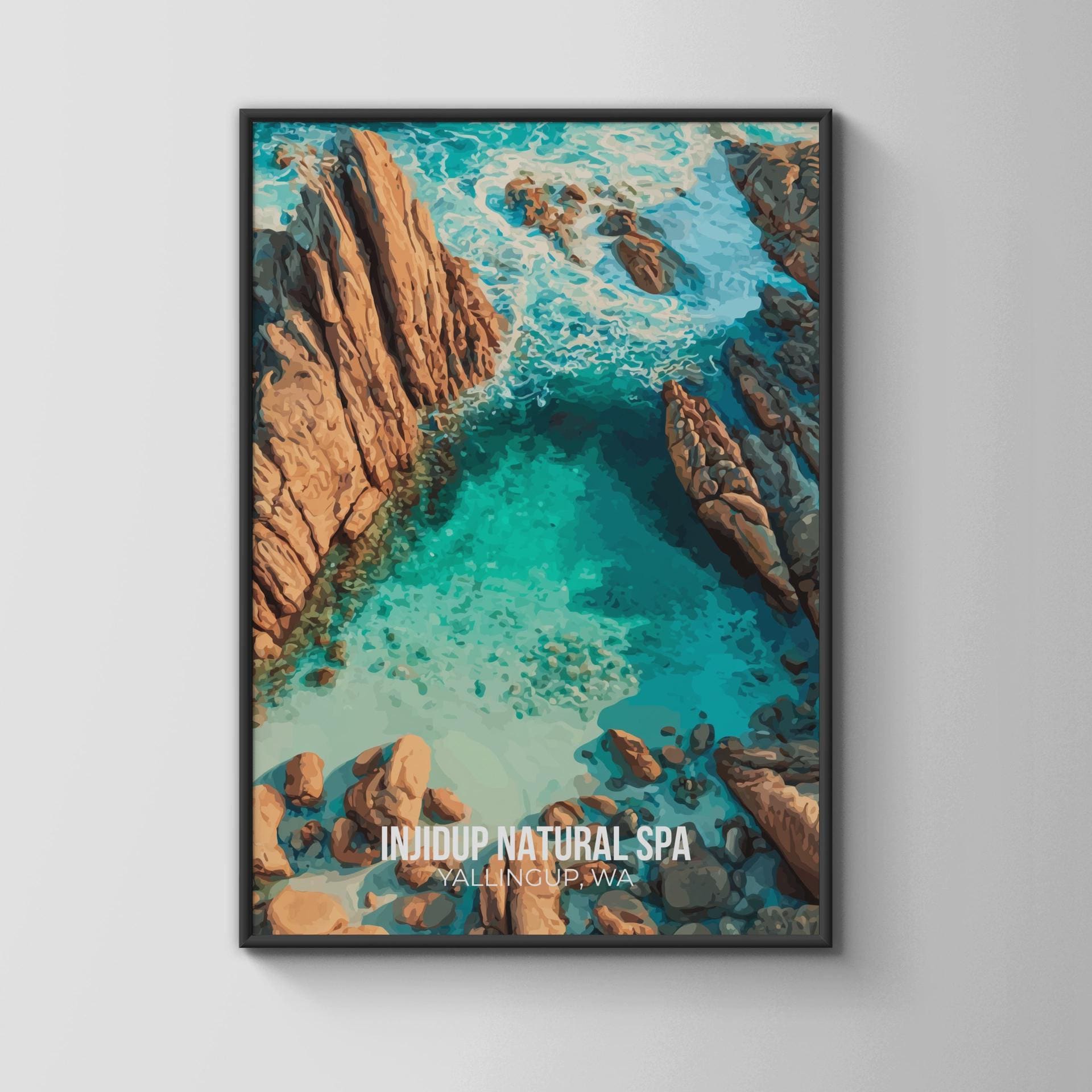 Injidup Natural Spa Yallingup Print Wall Art - Travel Wall Art