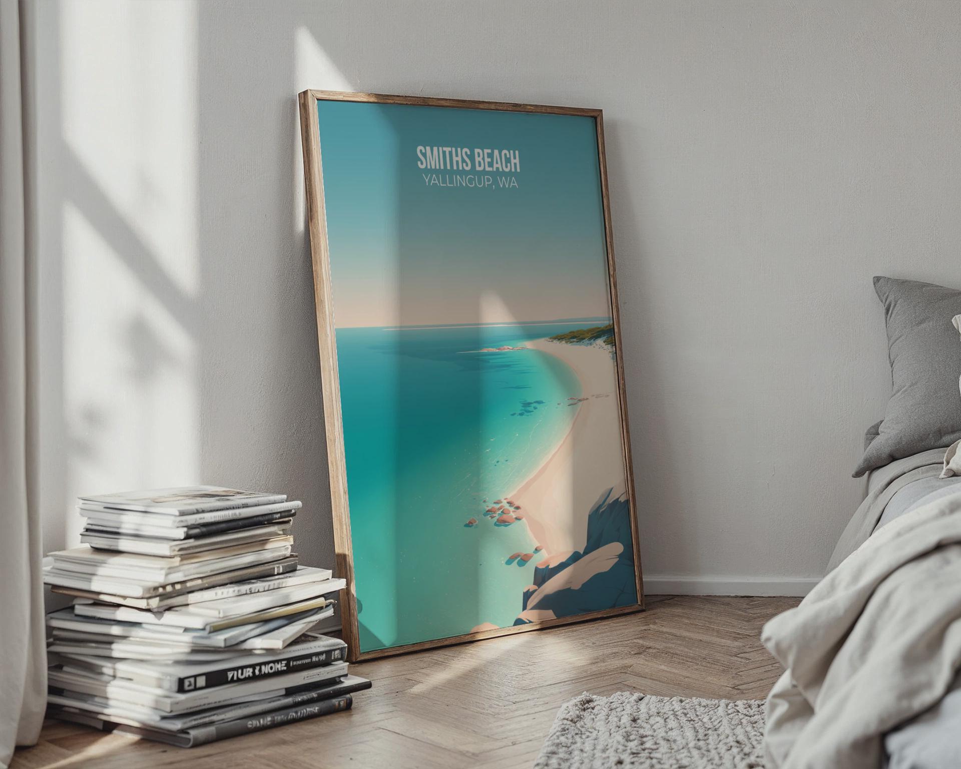 Smiths Beach Yallingup Wall Art Poster - Travel Wall Art
