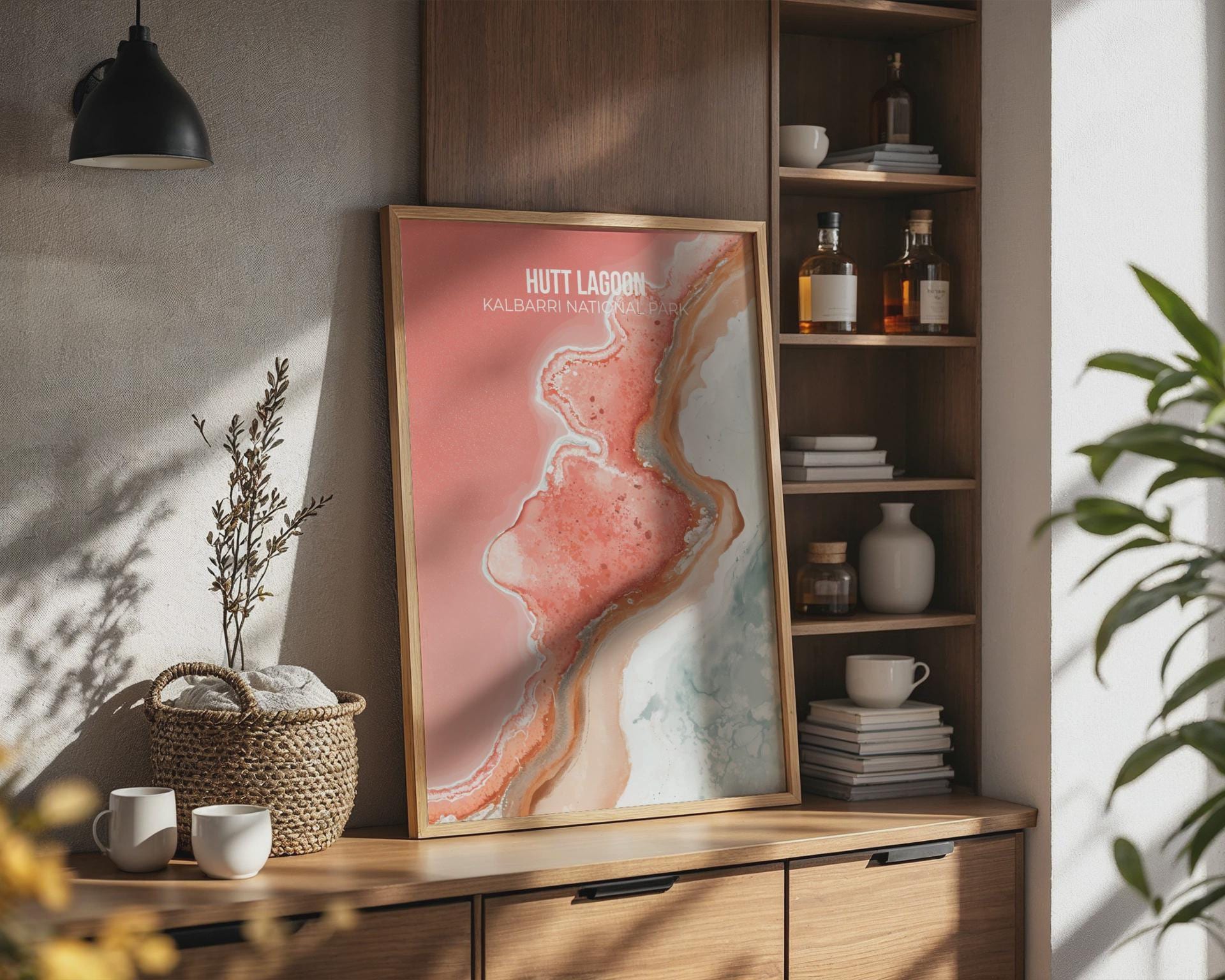 Hutt Lagoon Kalbarri National Park Wall Art Print - Travel Wall Art
