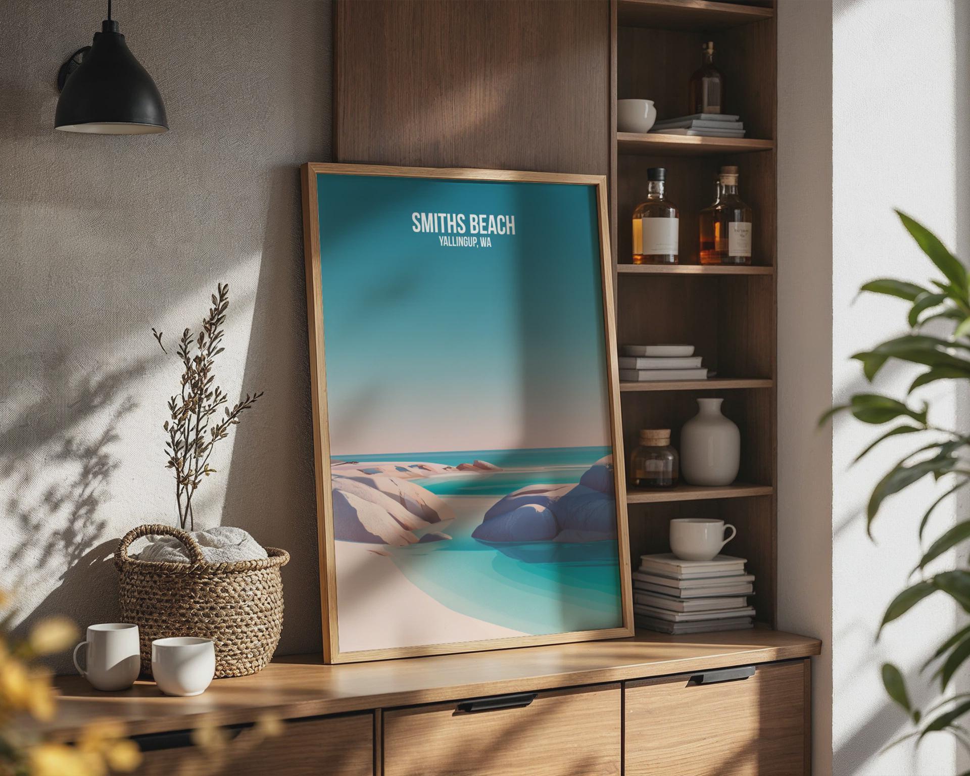 Smiths Beach Yallingup WA Coastal Wall Art Print - Travel Wall Art