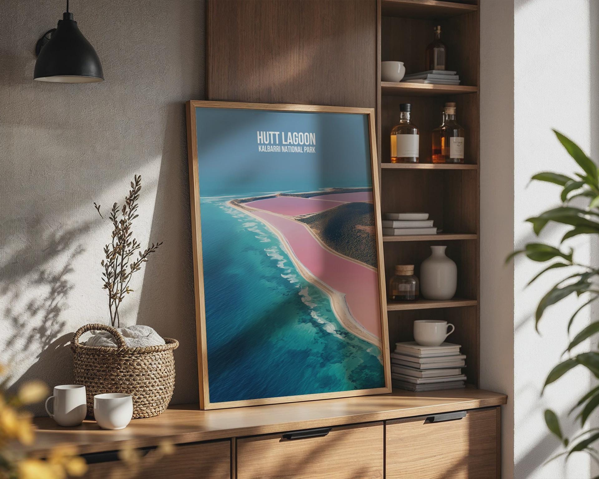 Hutt Lagoon Kalbarri National Park Print - Travel Wall Art
