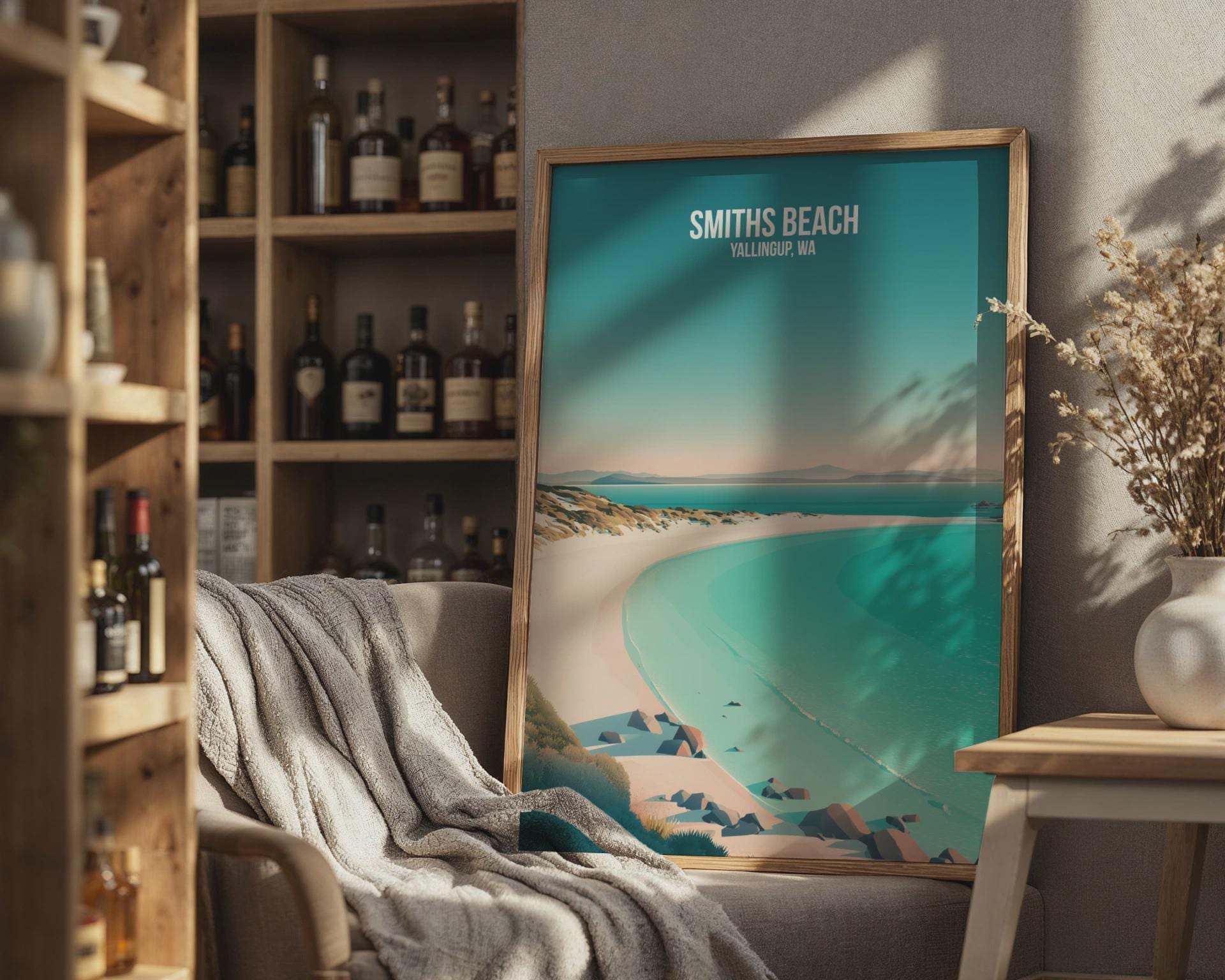 Smiths Beach Yallingup Wall Art Coastal Print - Travel Wall Art