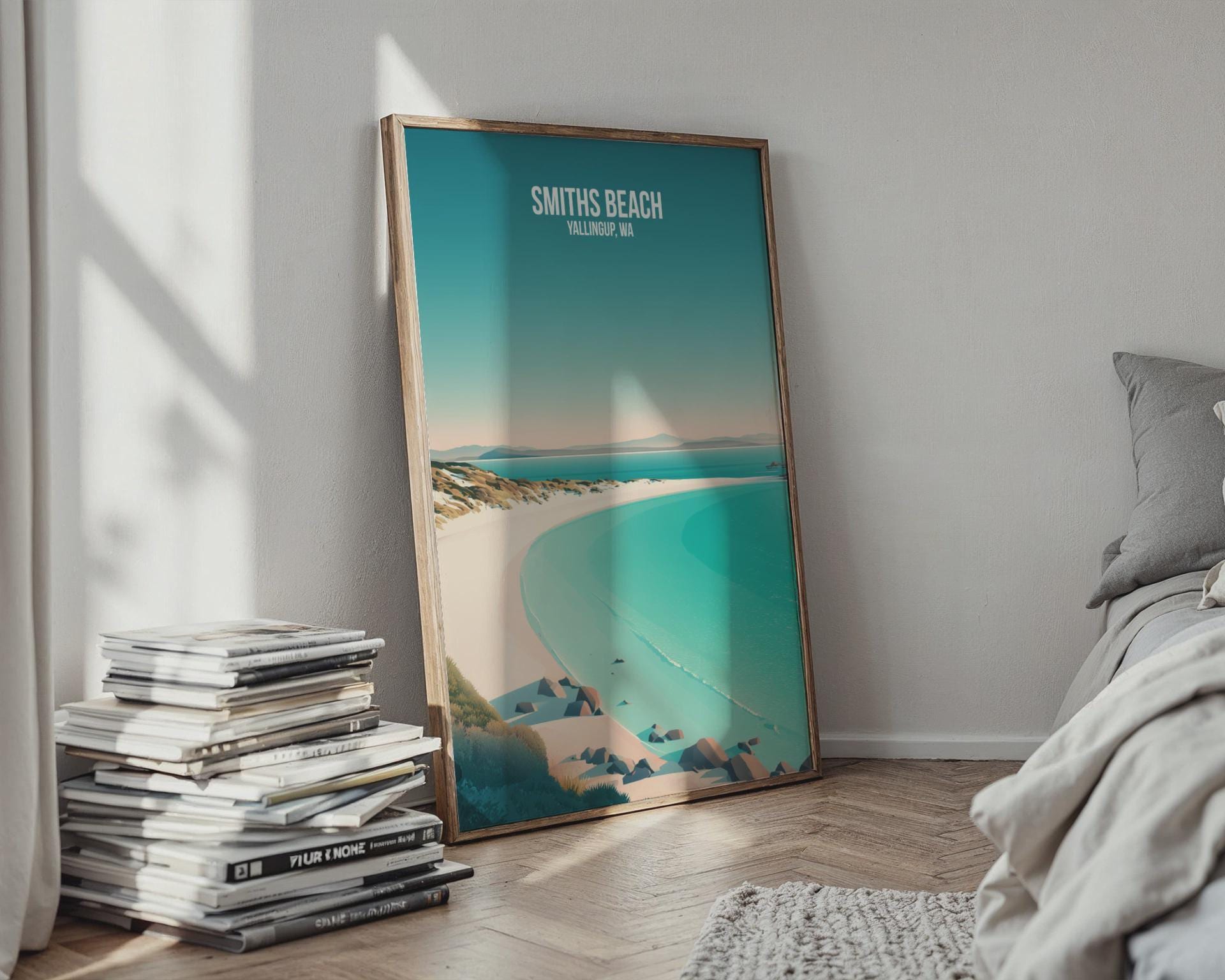 Smiths Beach Yallingup Wall Art Coastal Print - Travel Wall Art