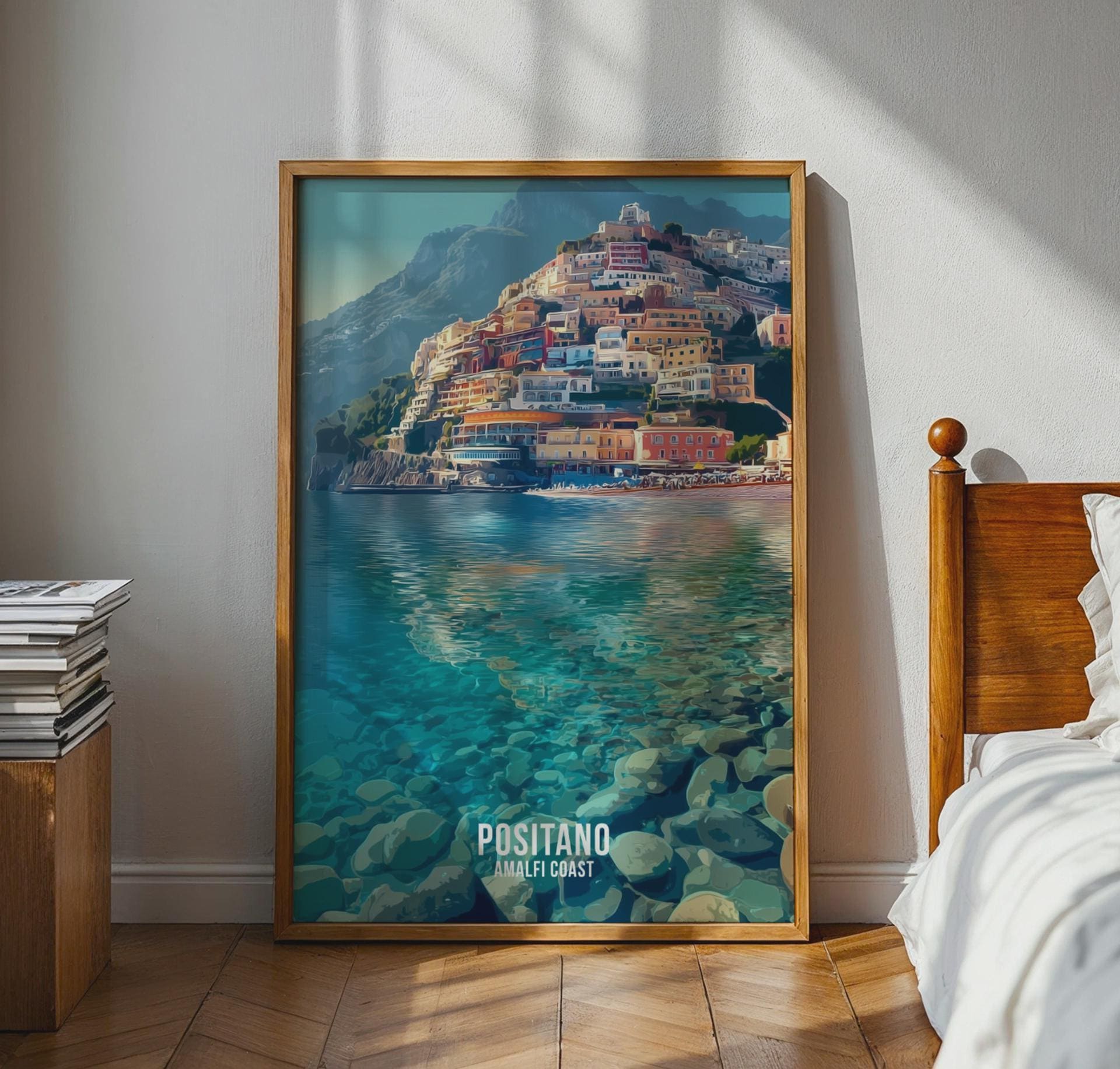 Positano Amalfi Coast Print Wall Art - Travel Wall Art